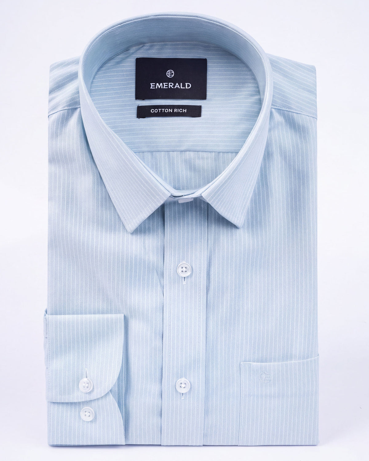Formal Stripe Regular Fit - Blue Aquifer