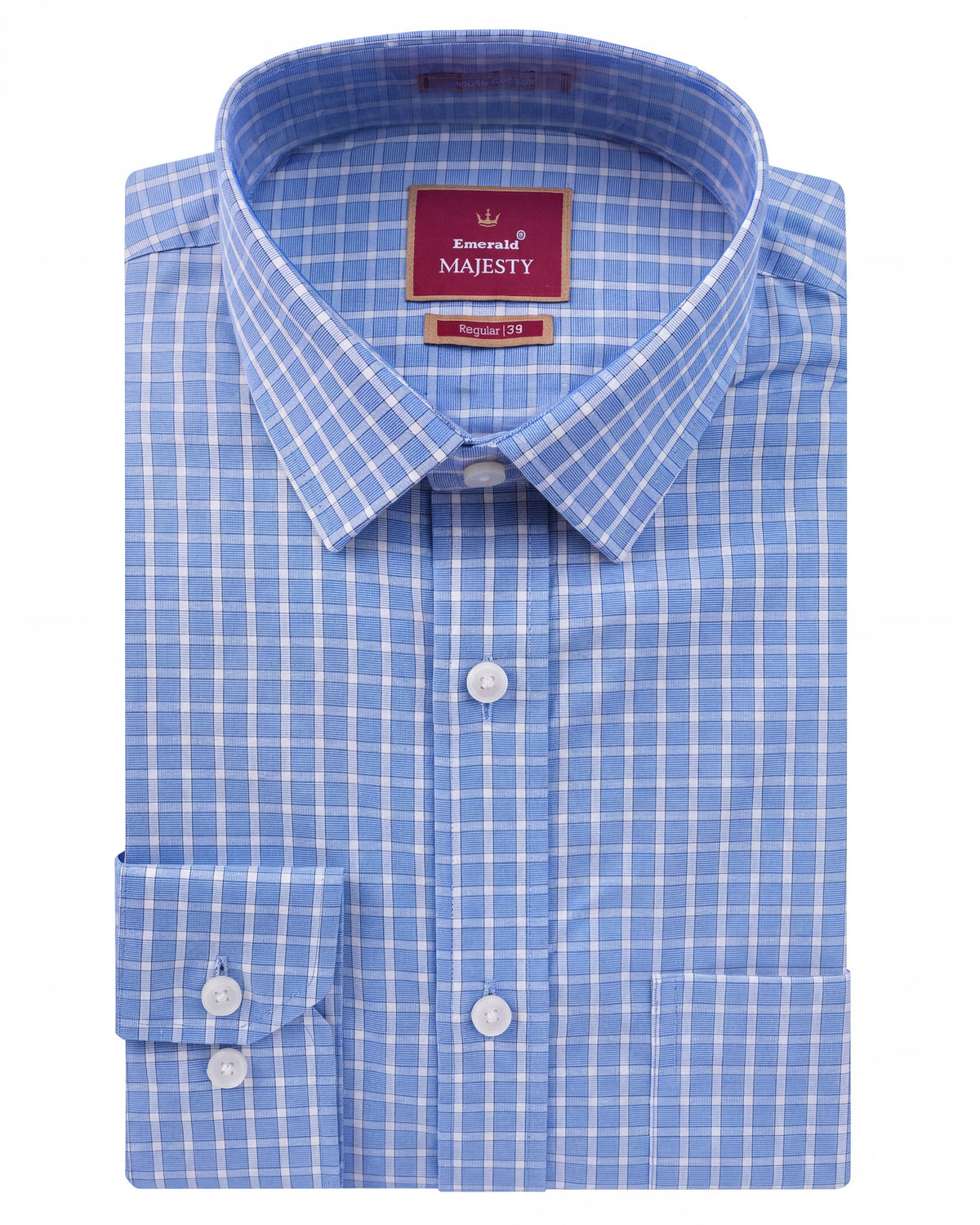 Majesty Checks Regular Fit - Blue