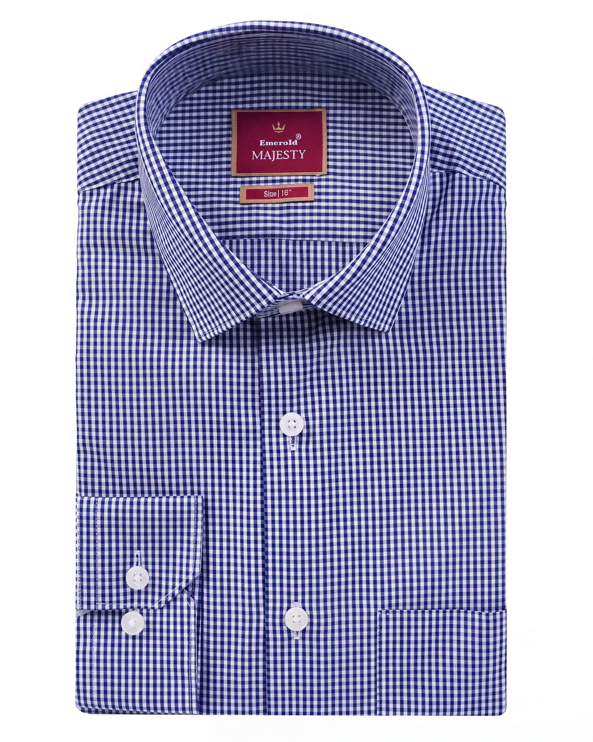 Majesty Checks Slim Fit - Vista Blue