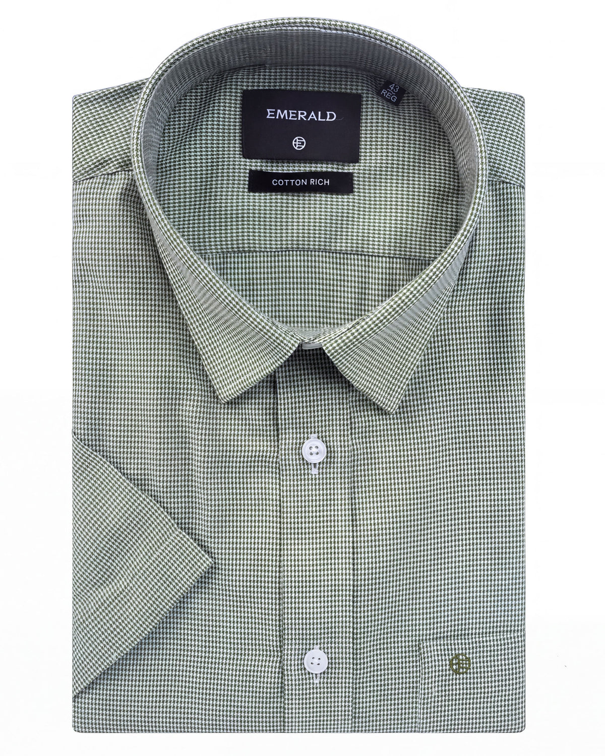 Corporate Houndstooth Regular Fit - Light Green