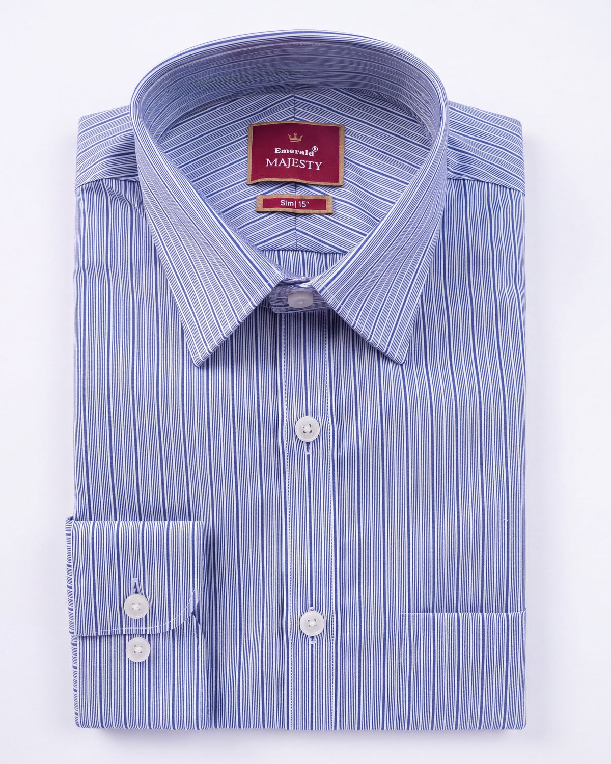 Majesty Stripe Slim Fit - Blue Ultramarine