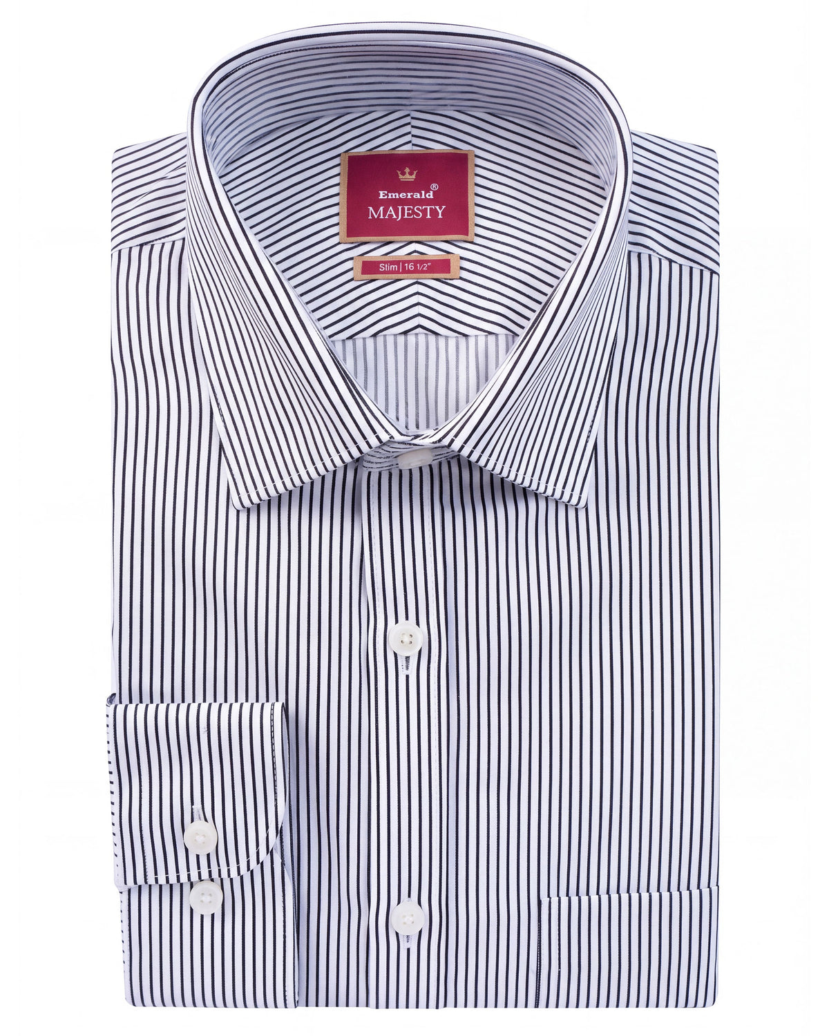 Majesty Stripe Slim Fit - Black Inck
