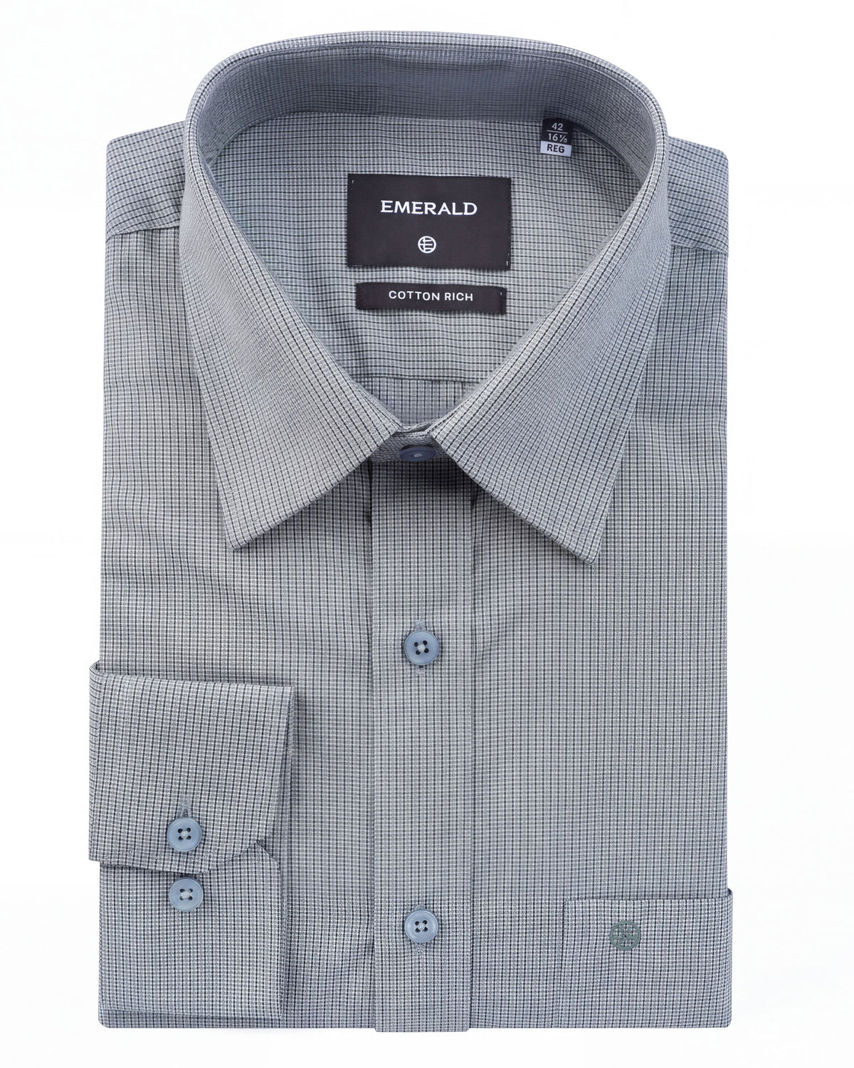 Formal Checks Regular Fit - Pepper Green