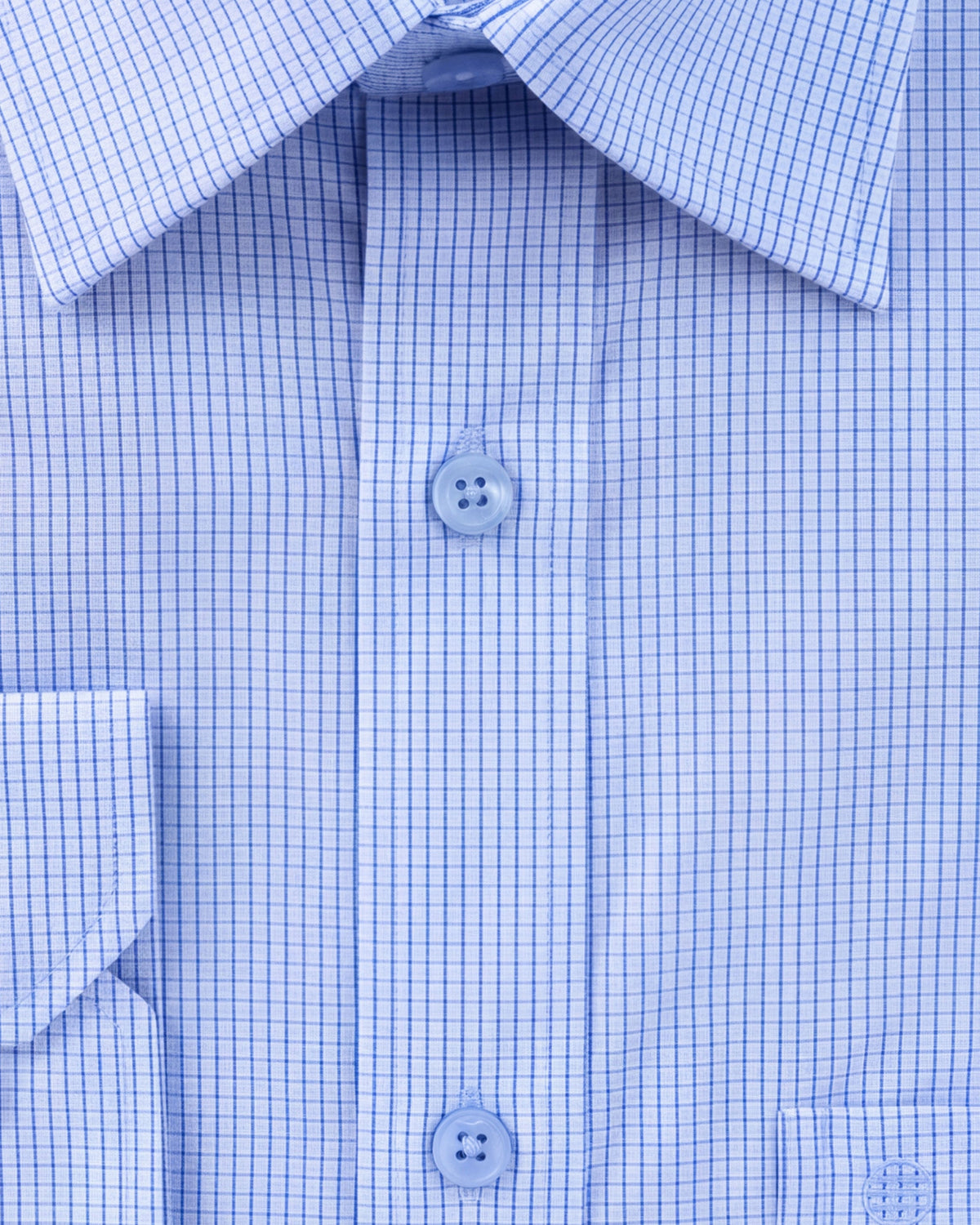 Formal Checks Regular Fit - Little Boy Blue