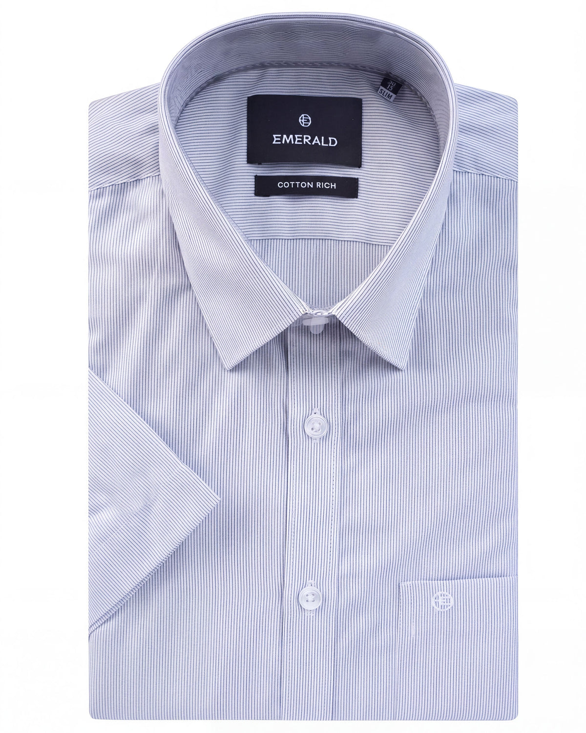 Corporate Dress Stripe Slim Fit - Grey