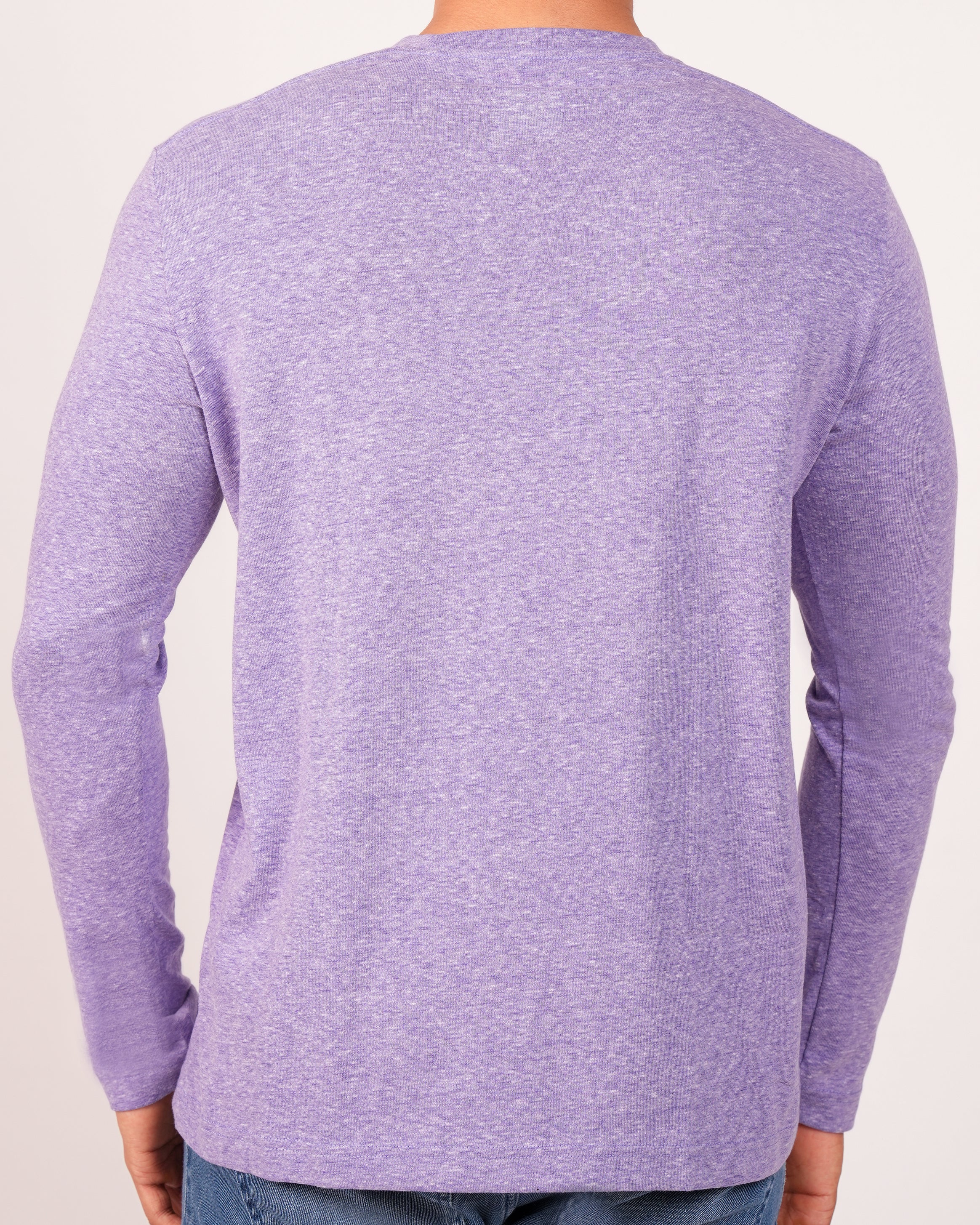 Emerald  Crew Neck Slim Fs-DUSTED PERI