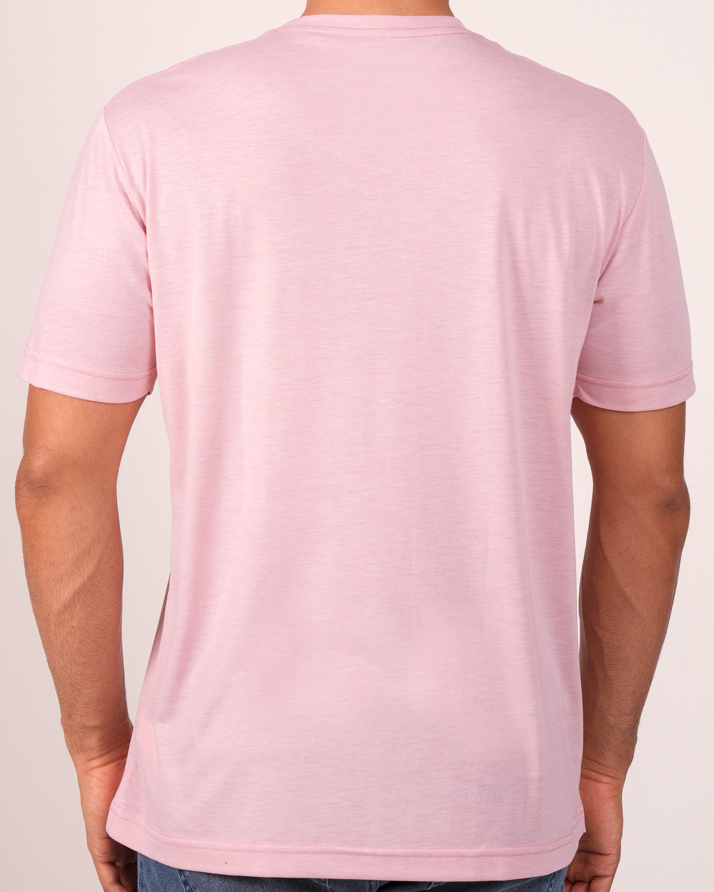 Emerald  Crew Neck Slim-CORAL CLOUD