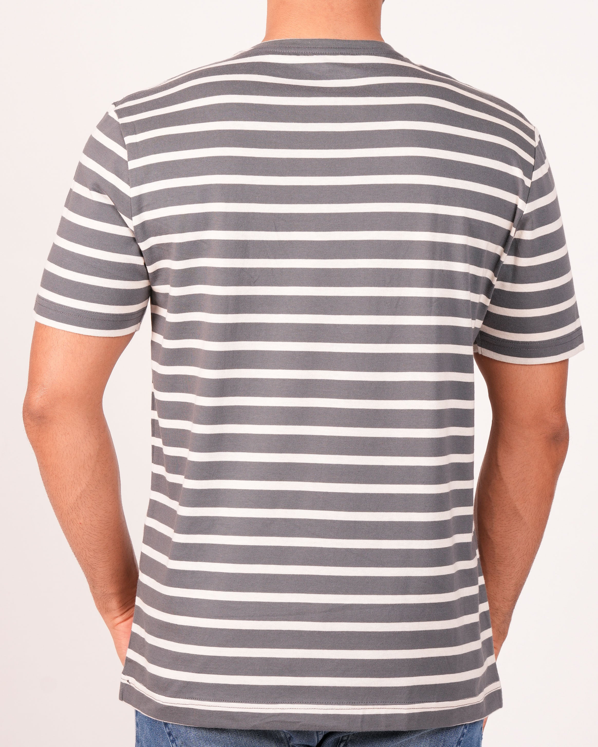 Emerald  V Neck Slim Fit-FOLKSTONE GREY