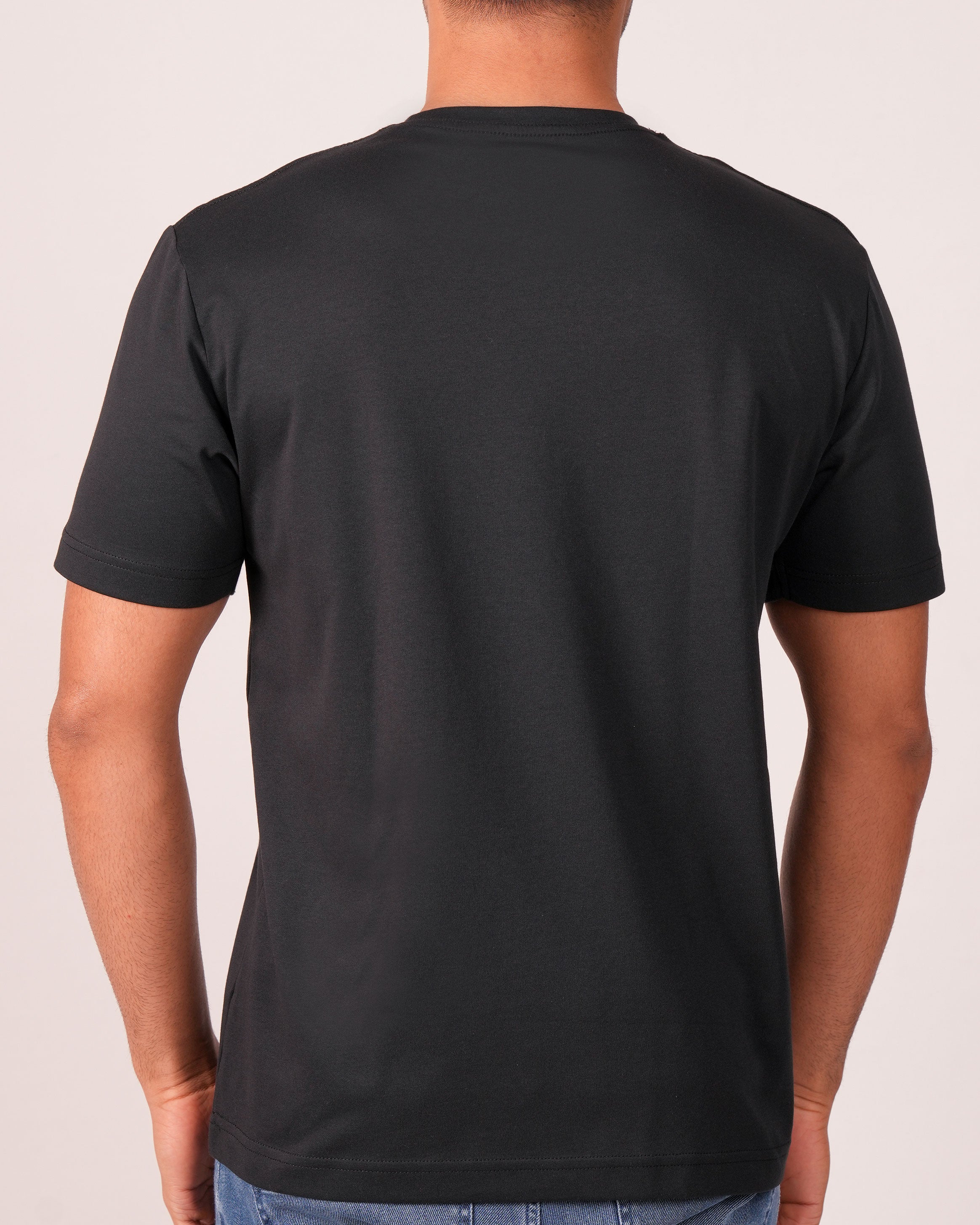 Emerald  Crew Neck Slim-RAVEN
