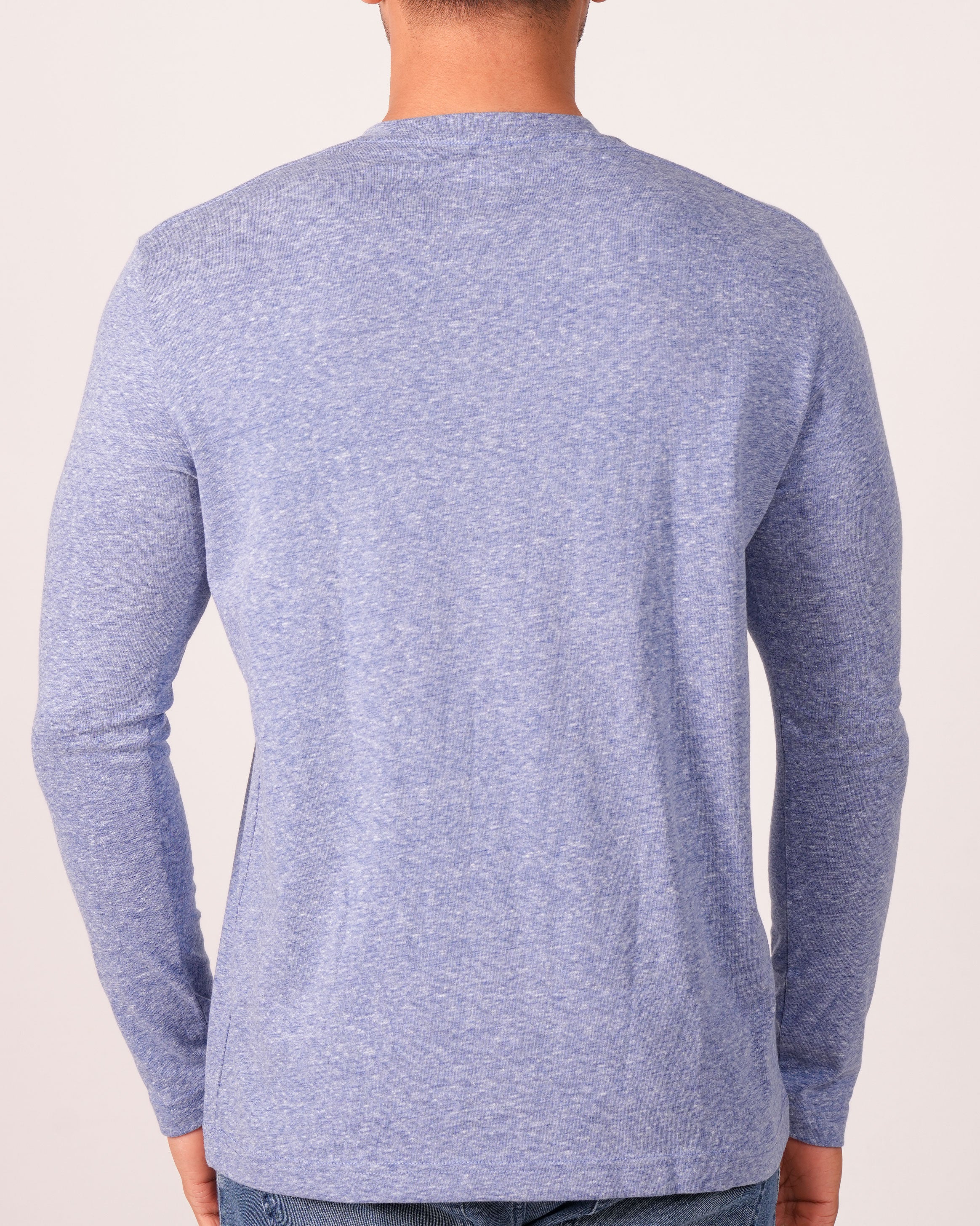 Emerald  Crew Neck Slim Fs-ULTRAMARINE