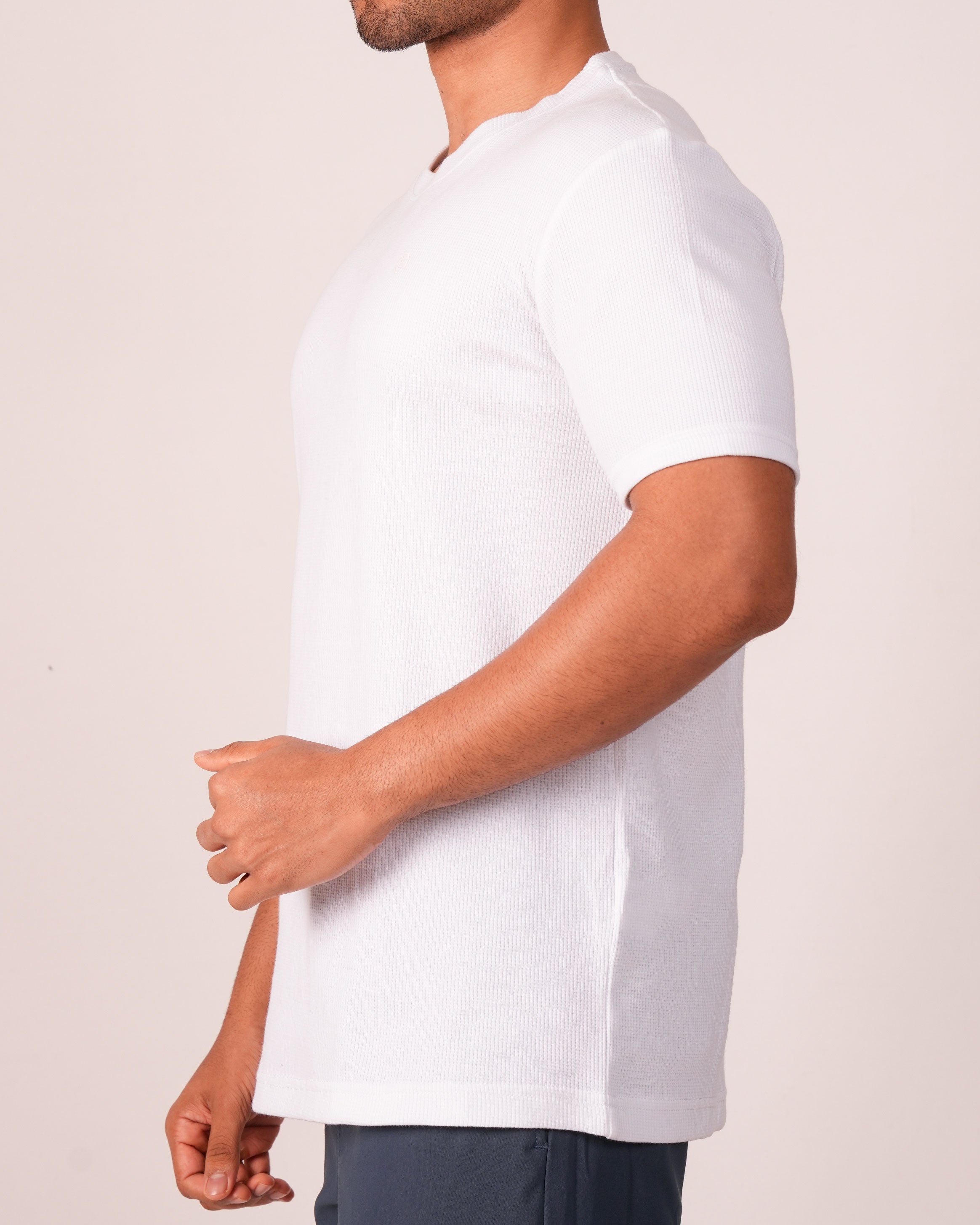 Emerald  Crew Neck Slim -WHITE