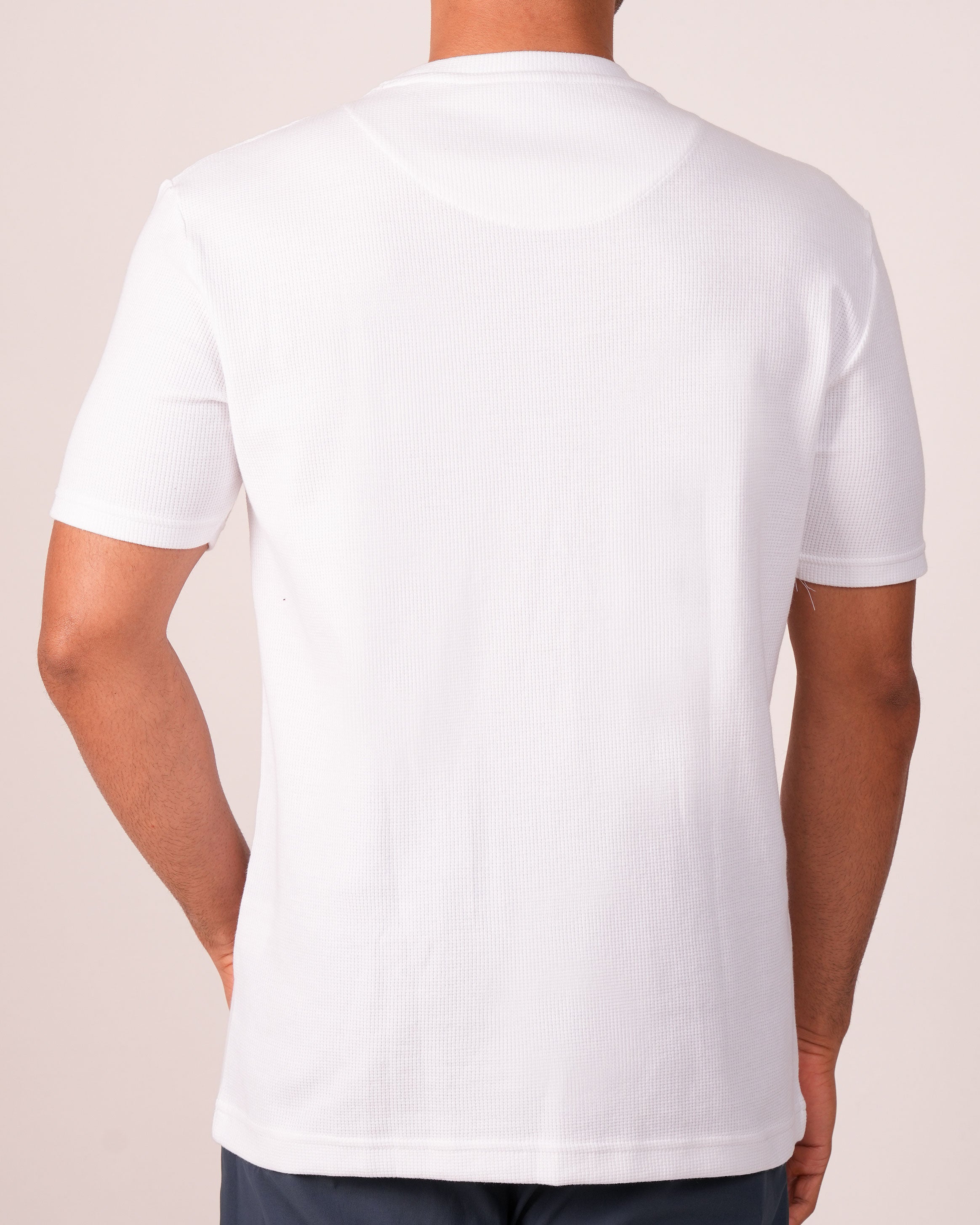 Emerald  Crew Neck Slim -WHITE