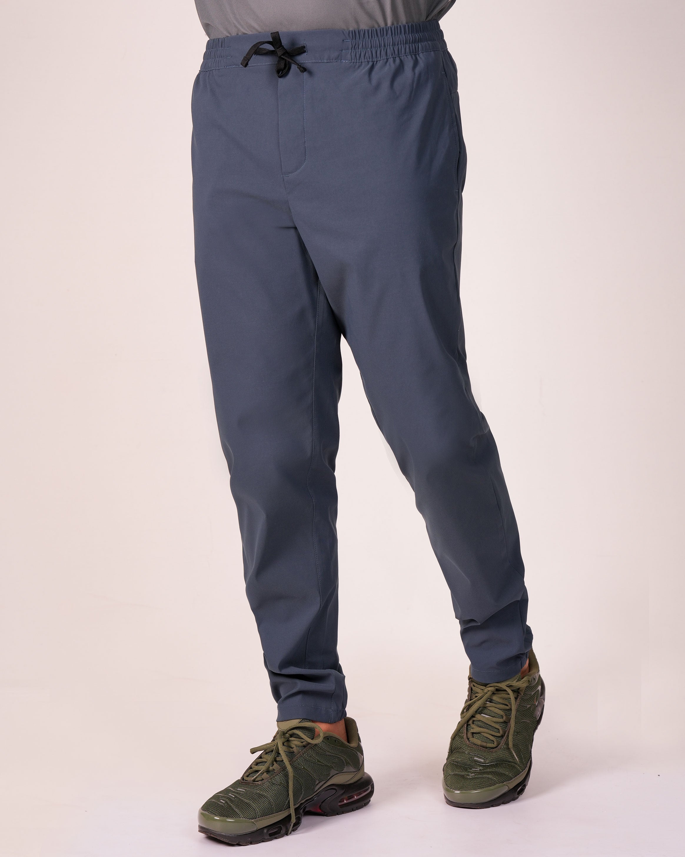 Emerald Utilitech Jogger Plain Slim Fit-Colonial Blue