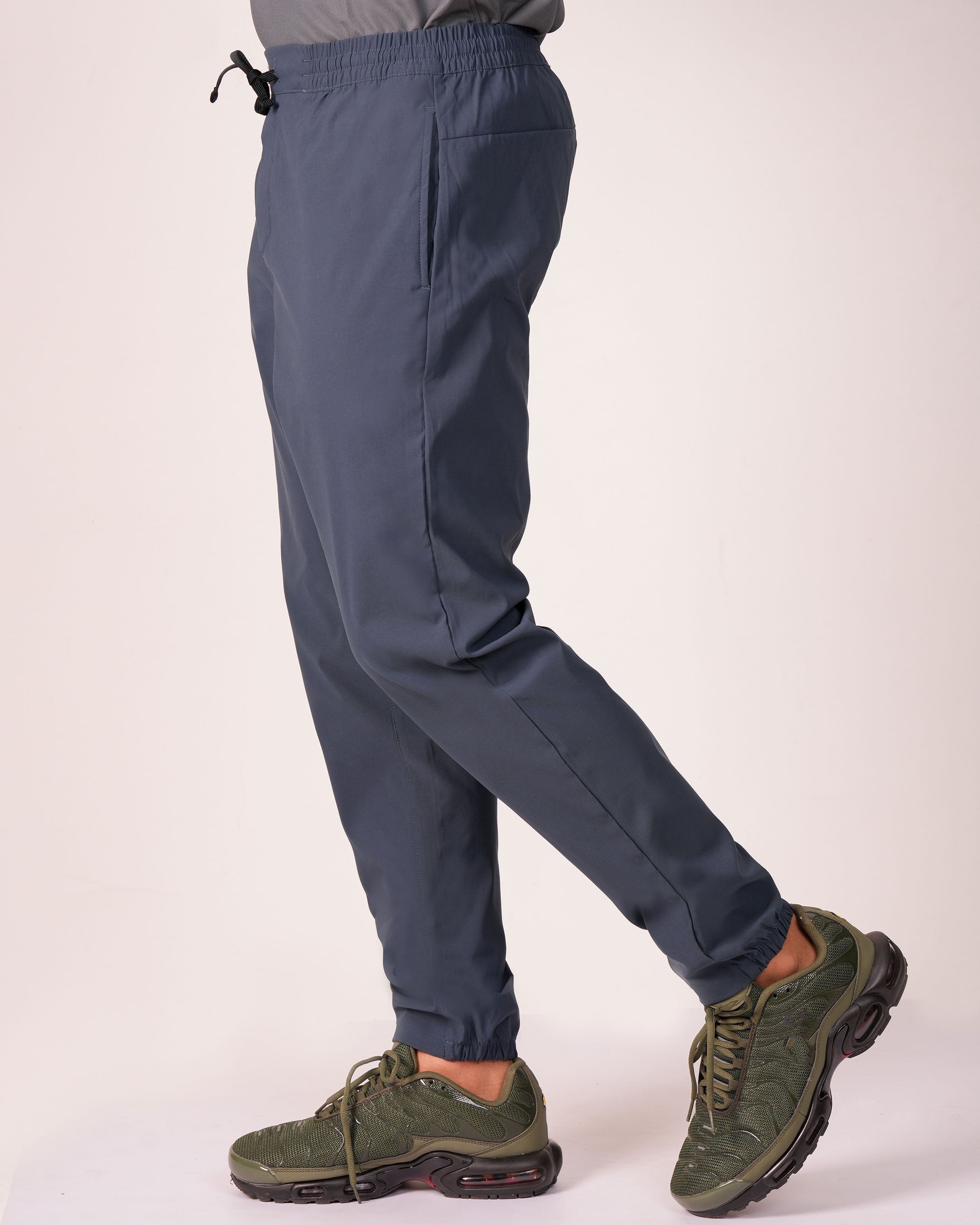 Emerald Utilitech Jogger Plain Slim Fit-Colonial Blue