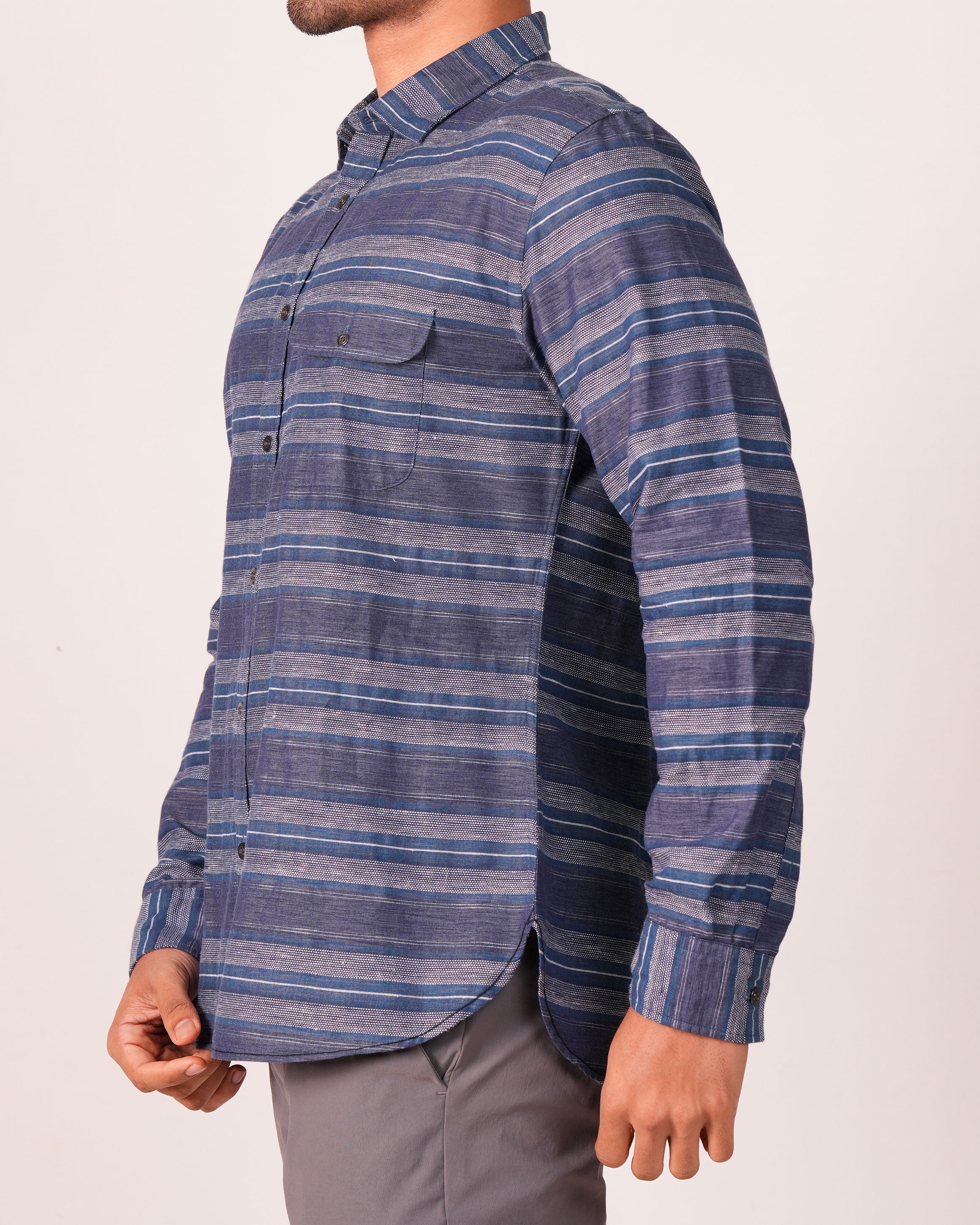 Emerald Casual Slim Fs- NAVY