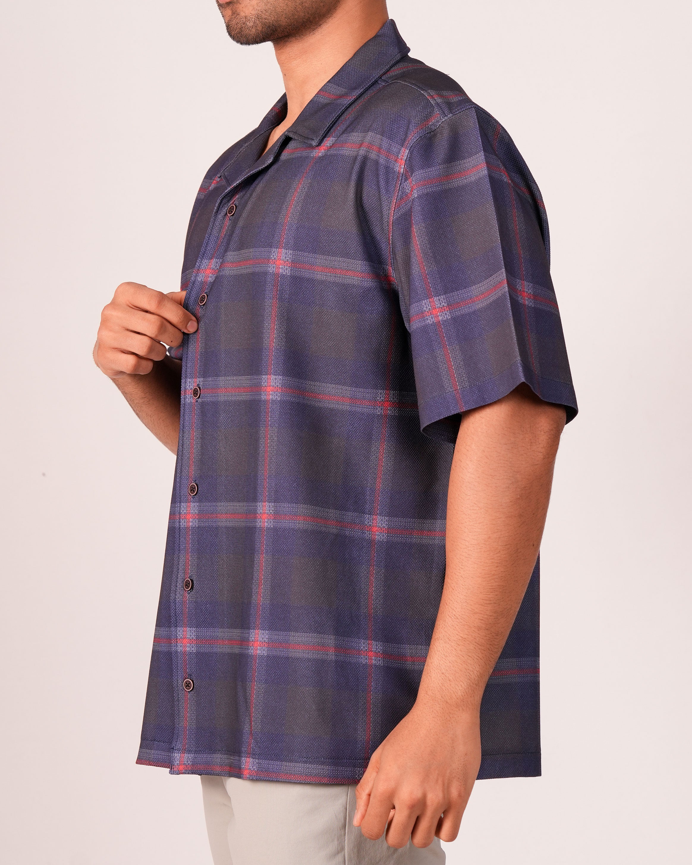 Emerald Casual Oversized Hs- PURPLE SAGE