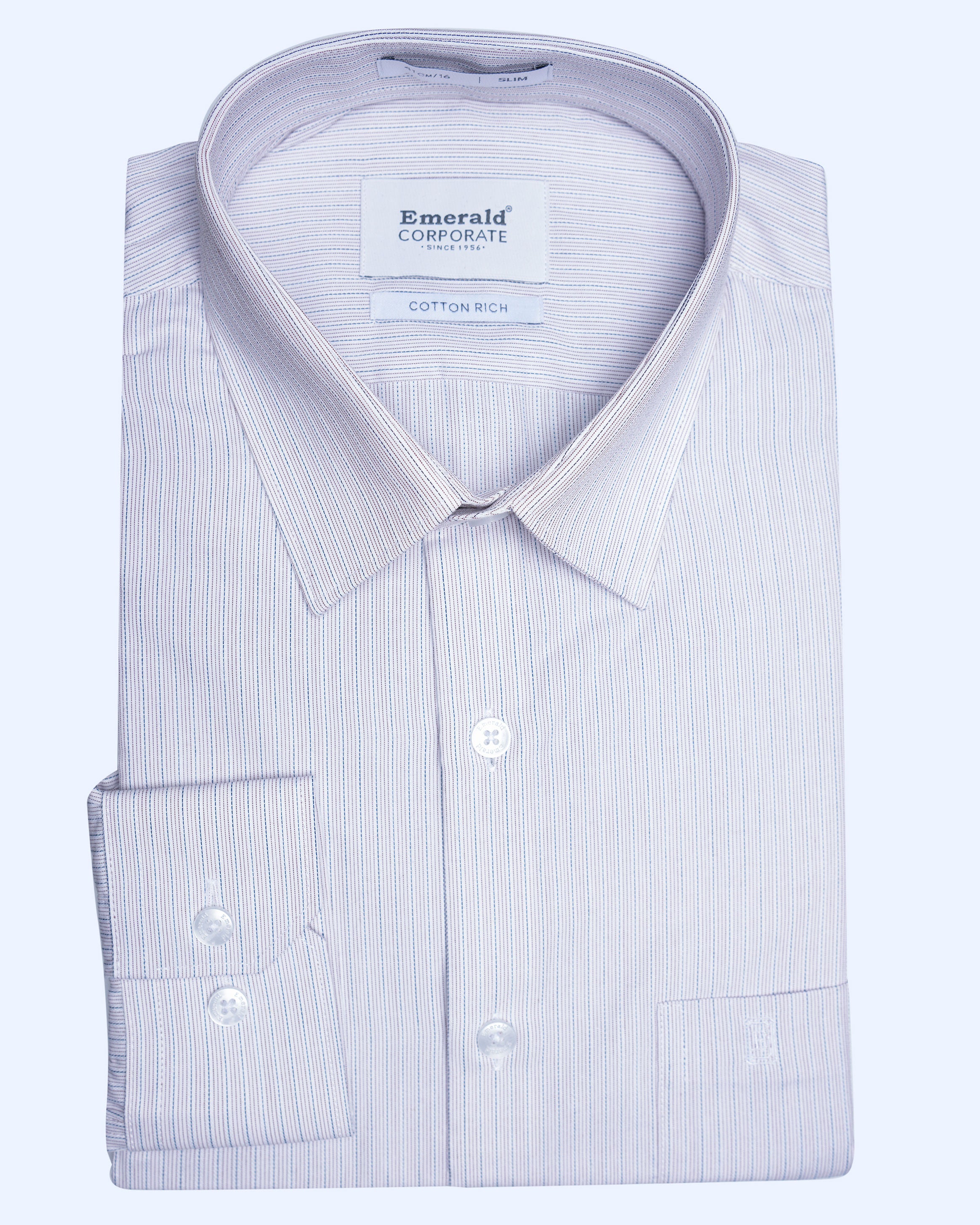 EMERALD CORPORATE SLIM FS-BROWN RAWHIDE