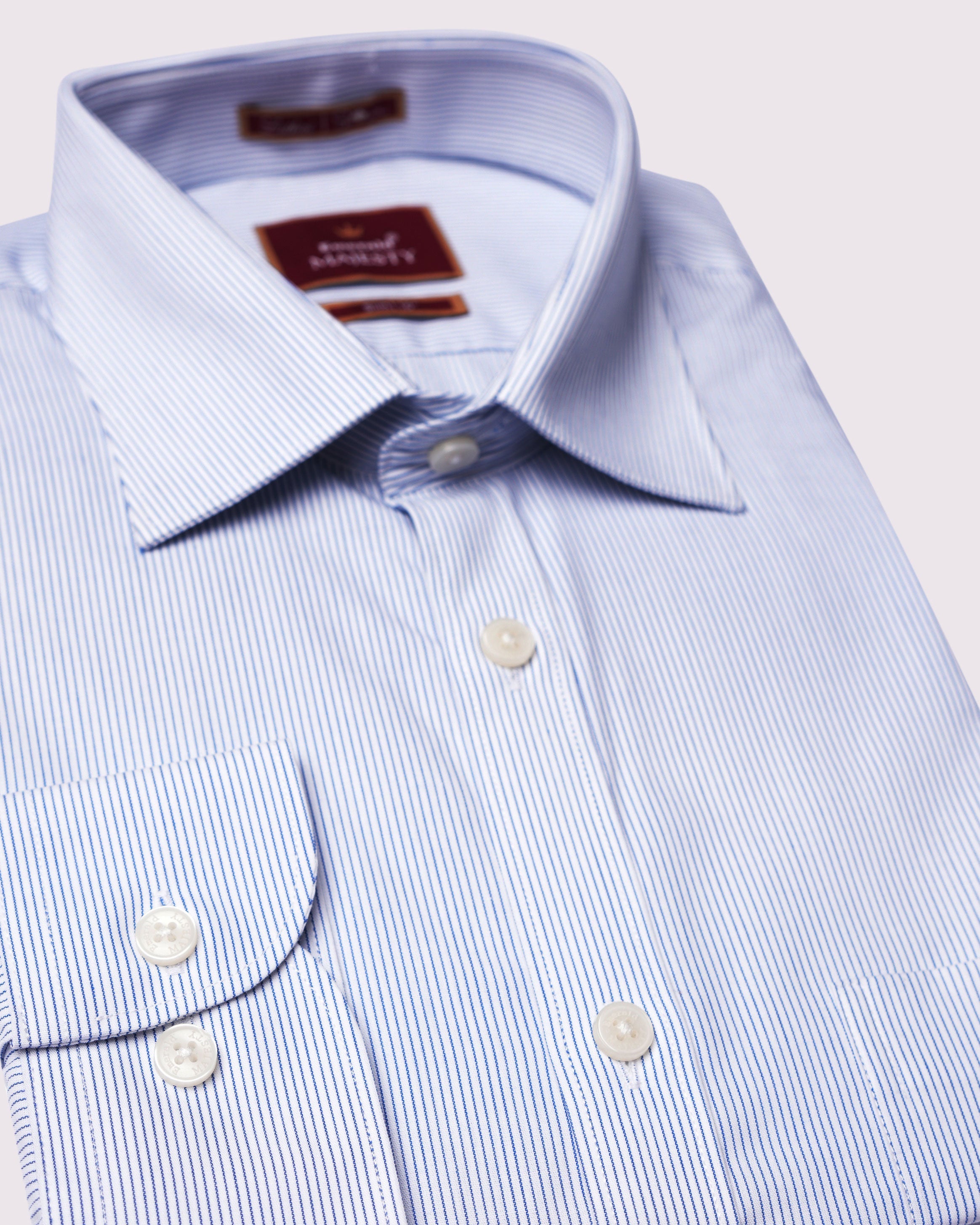 Emerald Majesty Stripe Slim Fit-Twilight