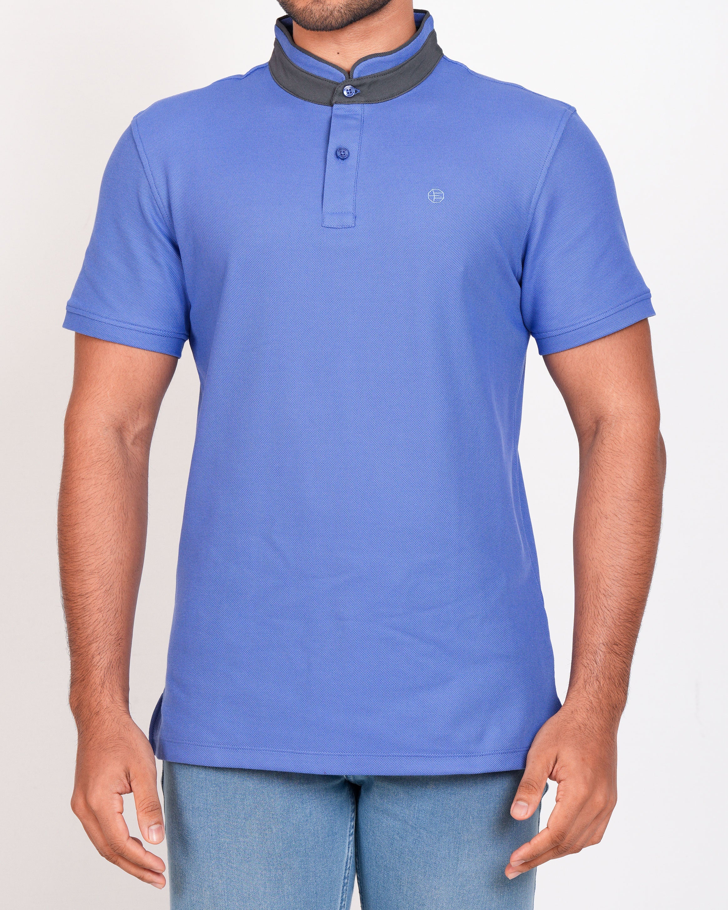 Polo Pique Solid Slim Fit-Merlin