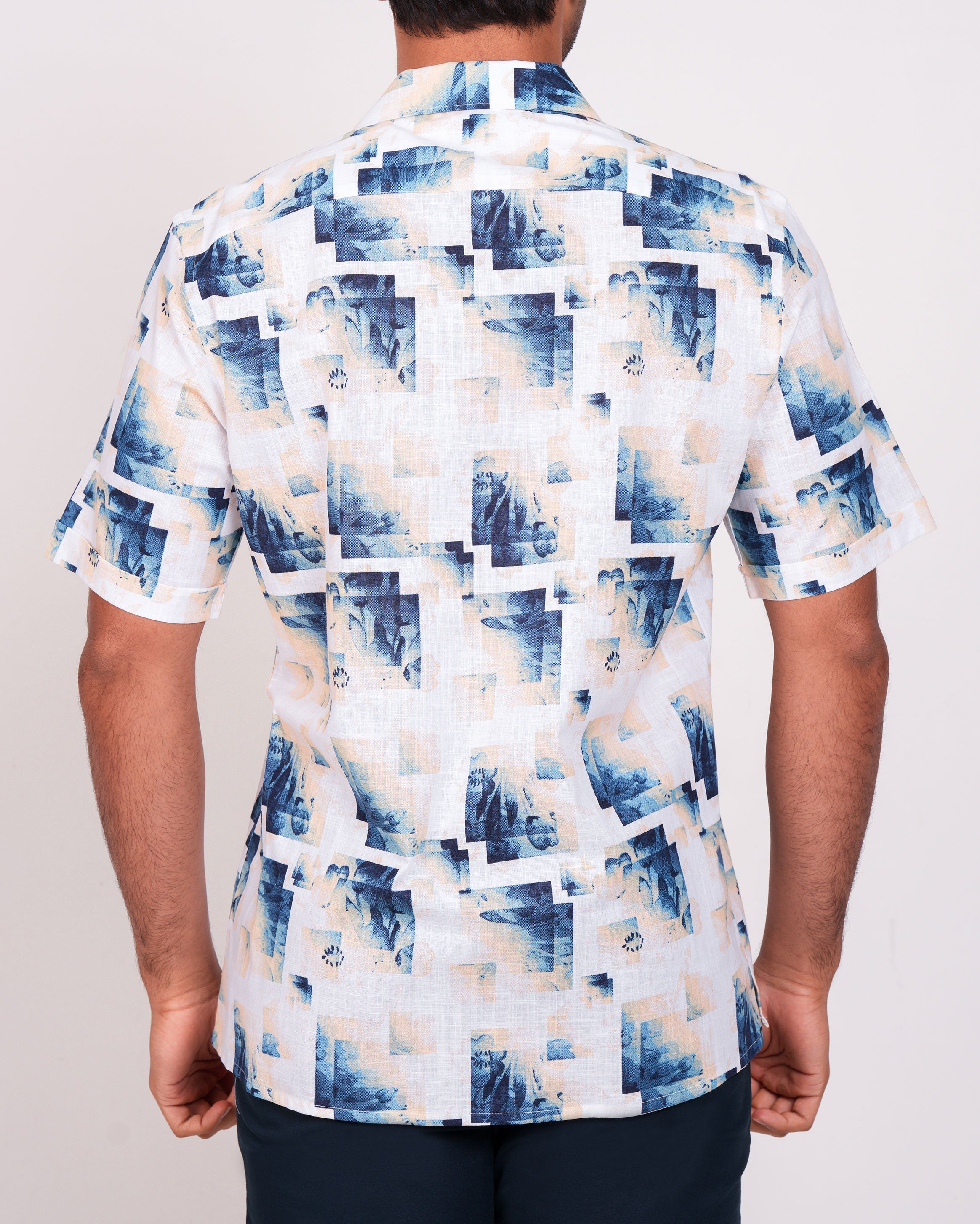 Emerald Casual Printed Leisure Fit-Brown