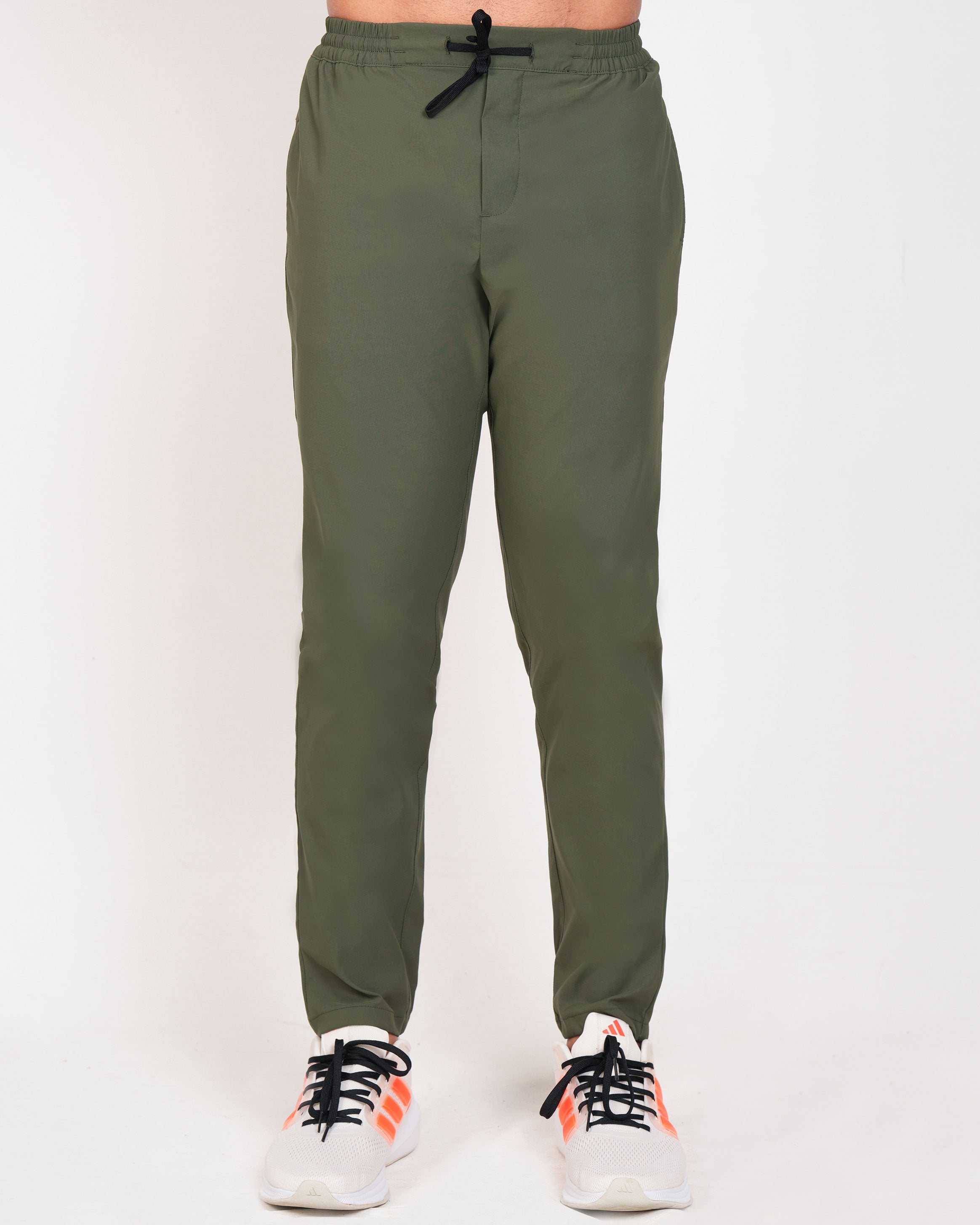 Emerald Utilitech Jogger Plain Slim Fit-Elm Green