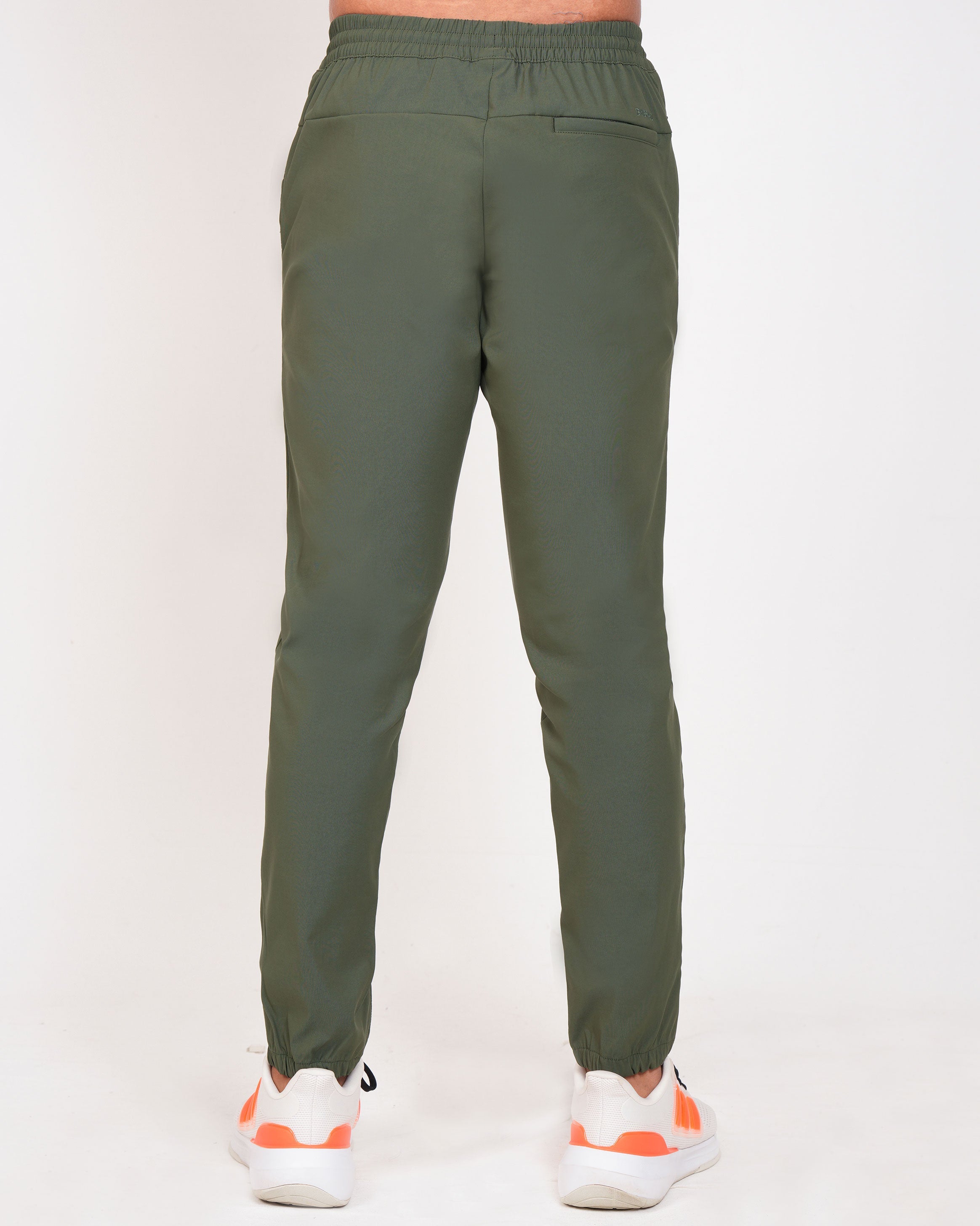 Emerald Utilitech Jogger Plain Slim Fit-Elm Green