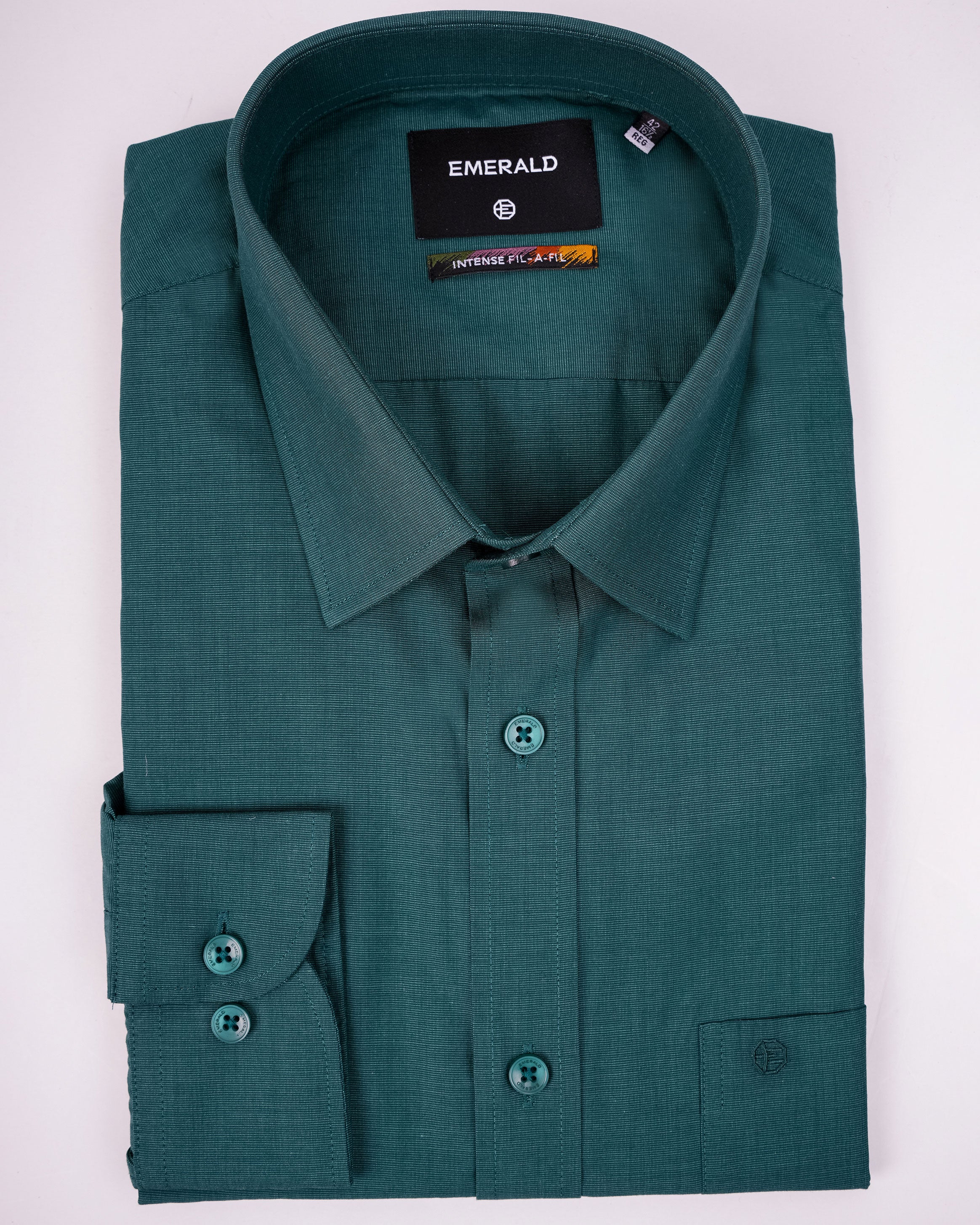 Emerald Formal Fil-A-Fil Regular Fit - Posy Green