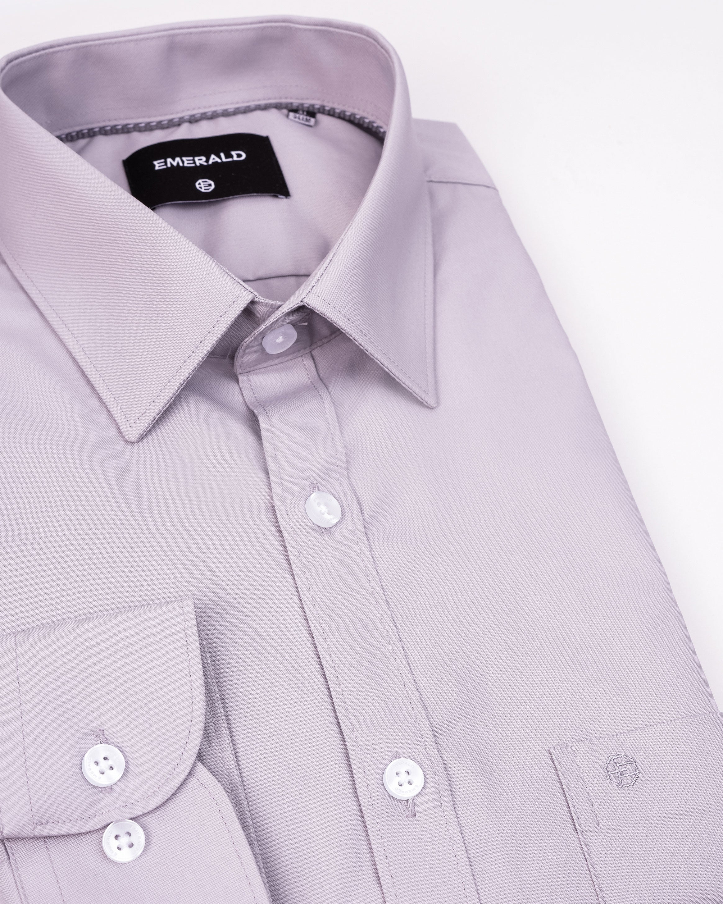 Emerald Formal Plain Slim Fit - Cloud Burst
