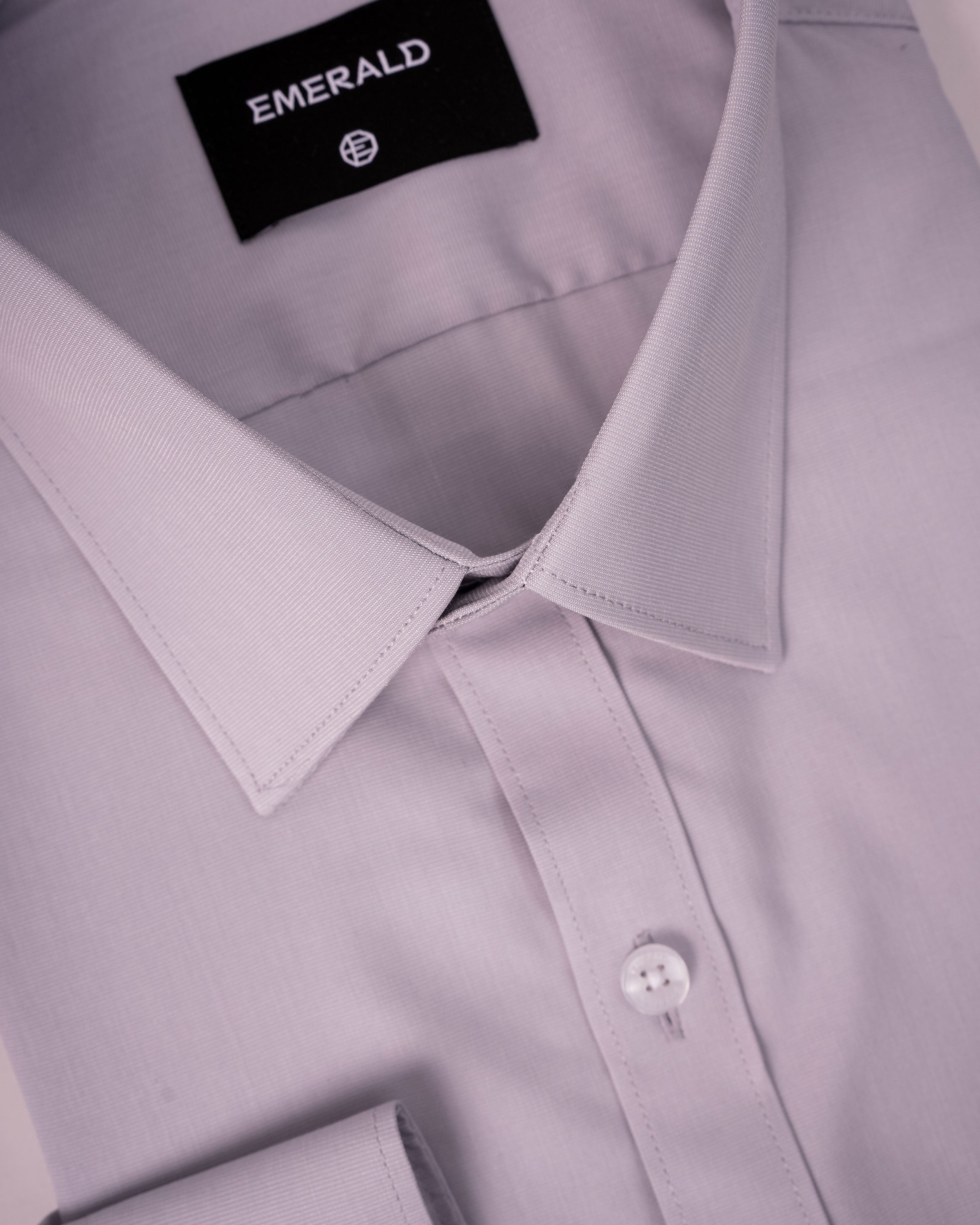 Emerald Formal Dobby Slim Fit - Cloud Burst