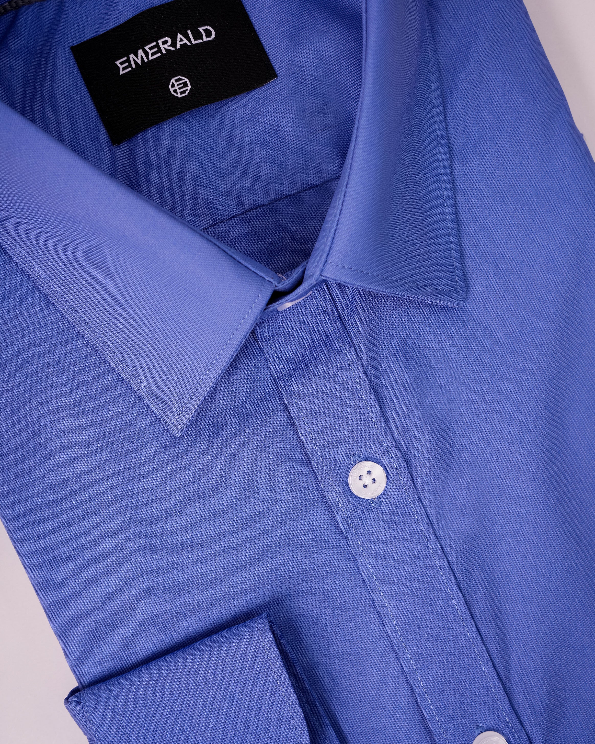 Emerald Formal Plain Slim Fit - Cashmere Blue