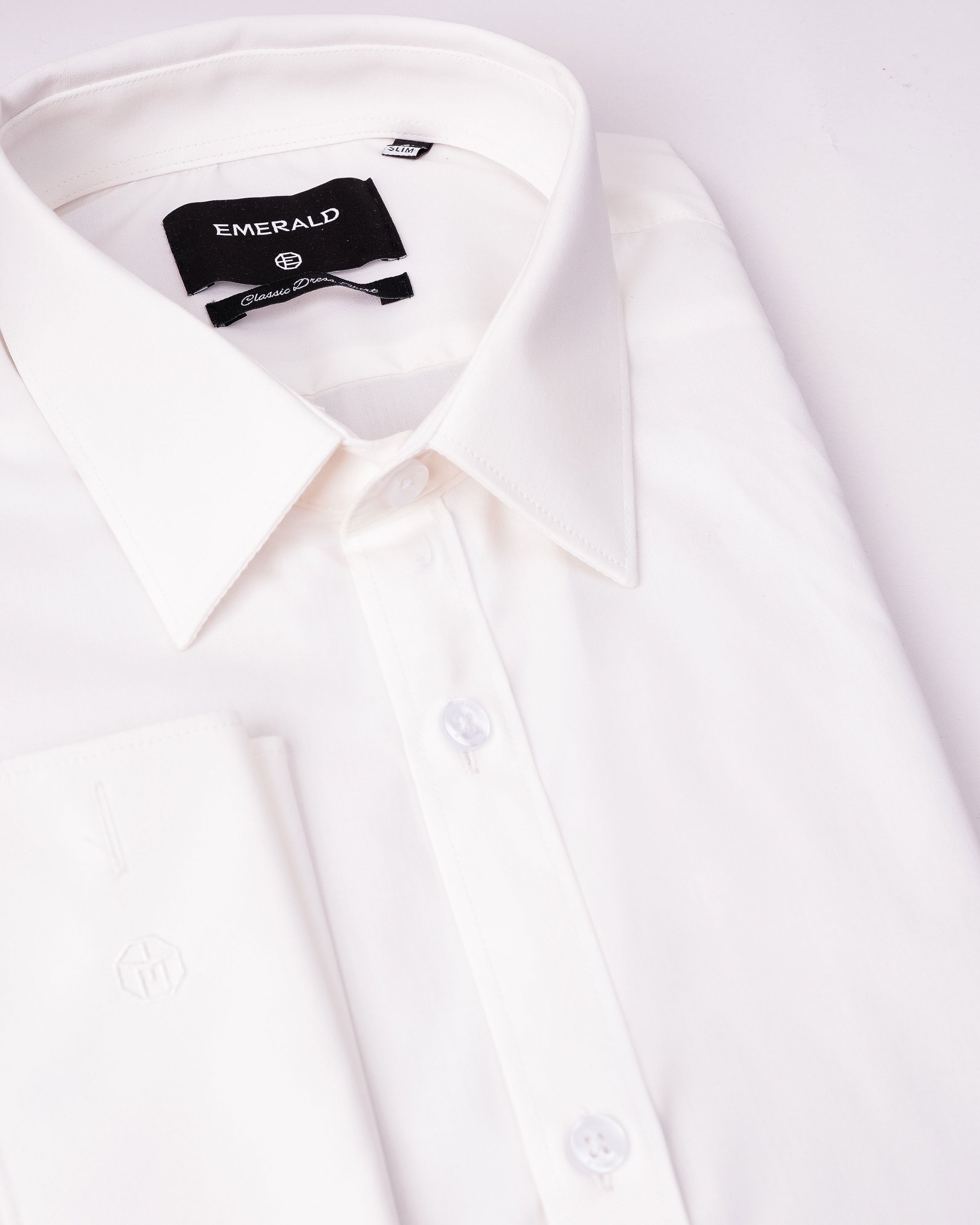 Emerald Formal Plain Slim Fit - Vanilla
