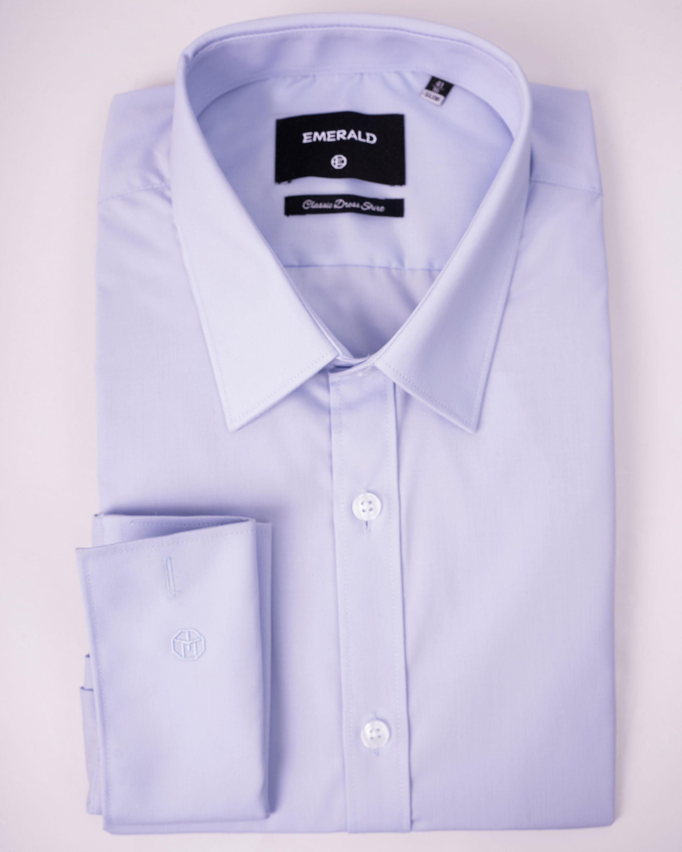 Emerald Formal Plain Slim Fit - Cashmere Blue