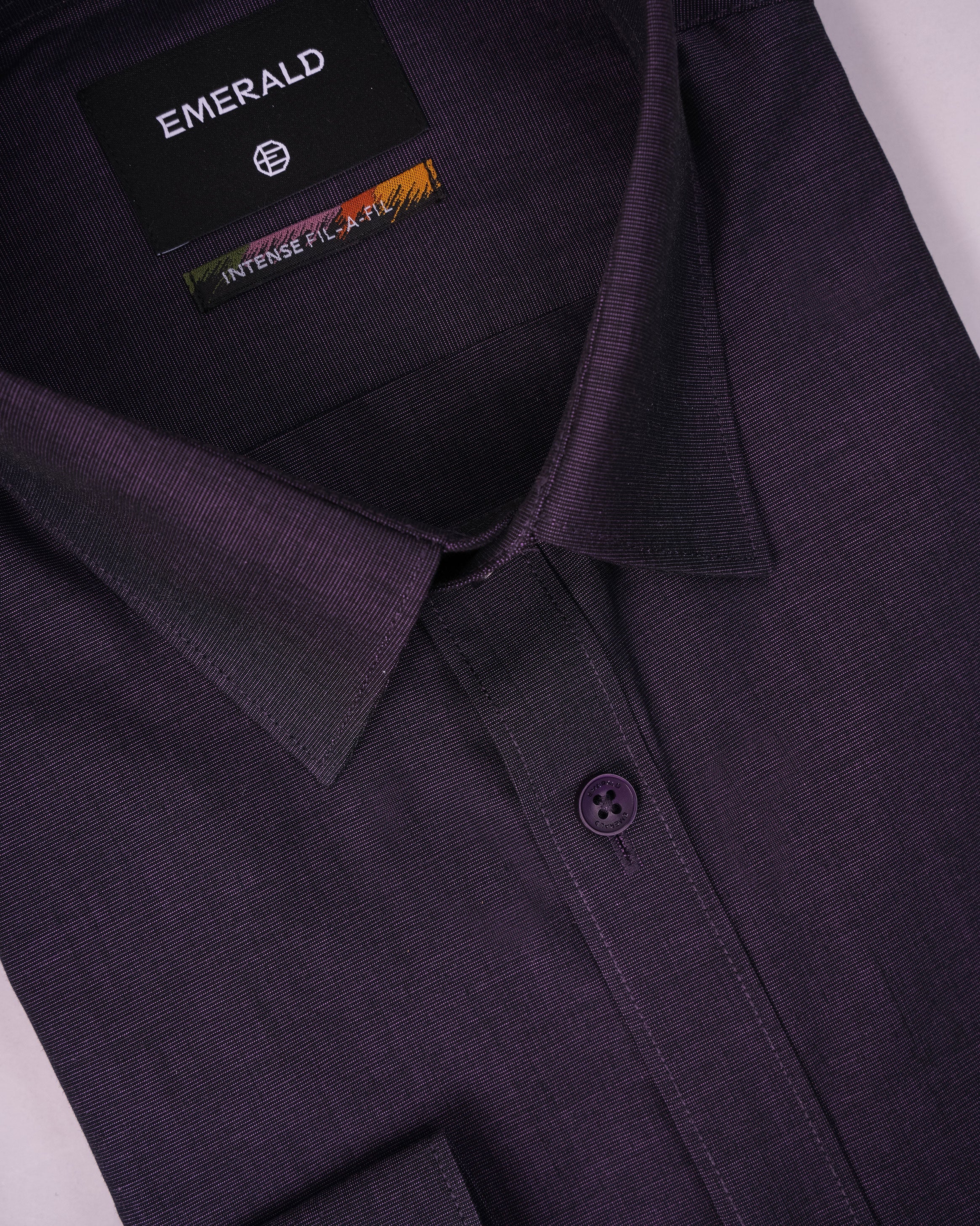 Emerald Formal Fil-A-Fil Slim Fit - Grape Jam