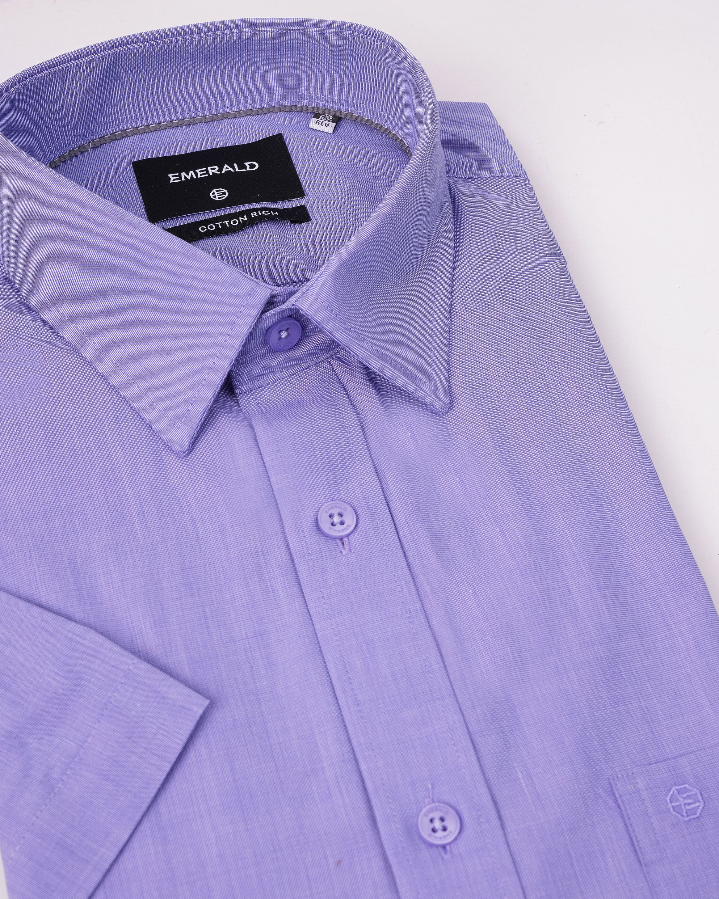 Emerald Corporate Fil-A-Fil Regular Fit - Lavender