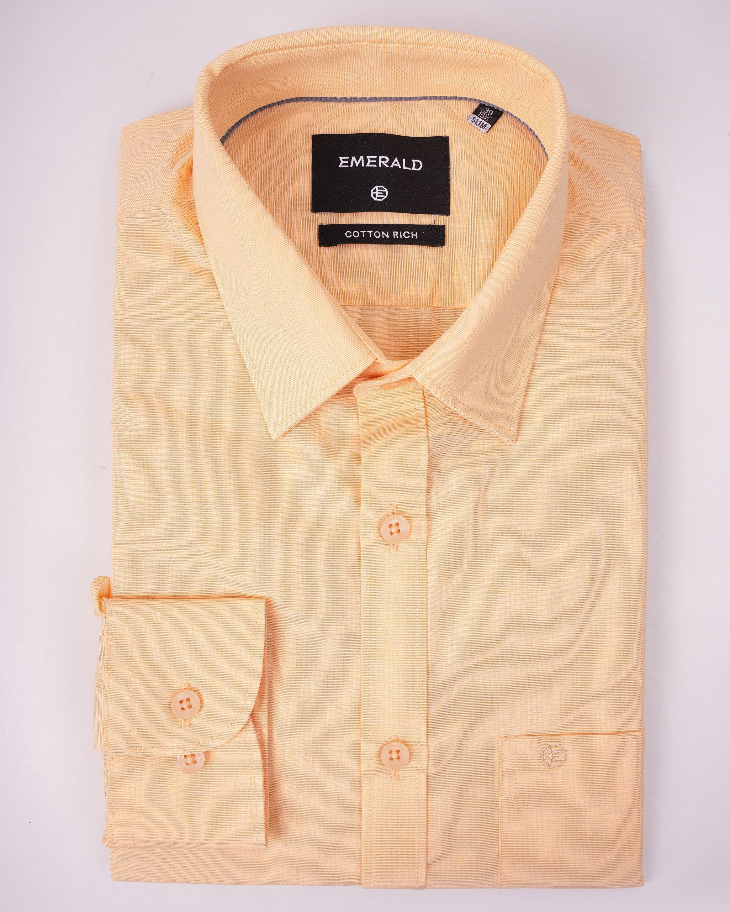 Emerald Corporate Fil-A-Fil Slim Fit - Mustard