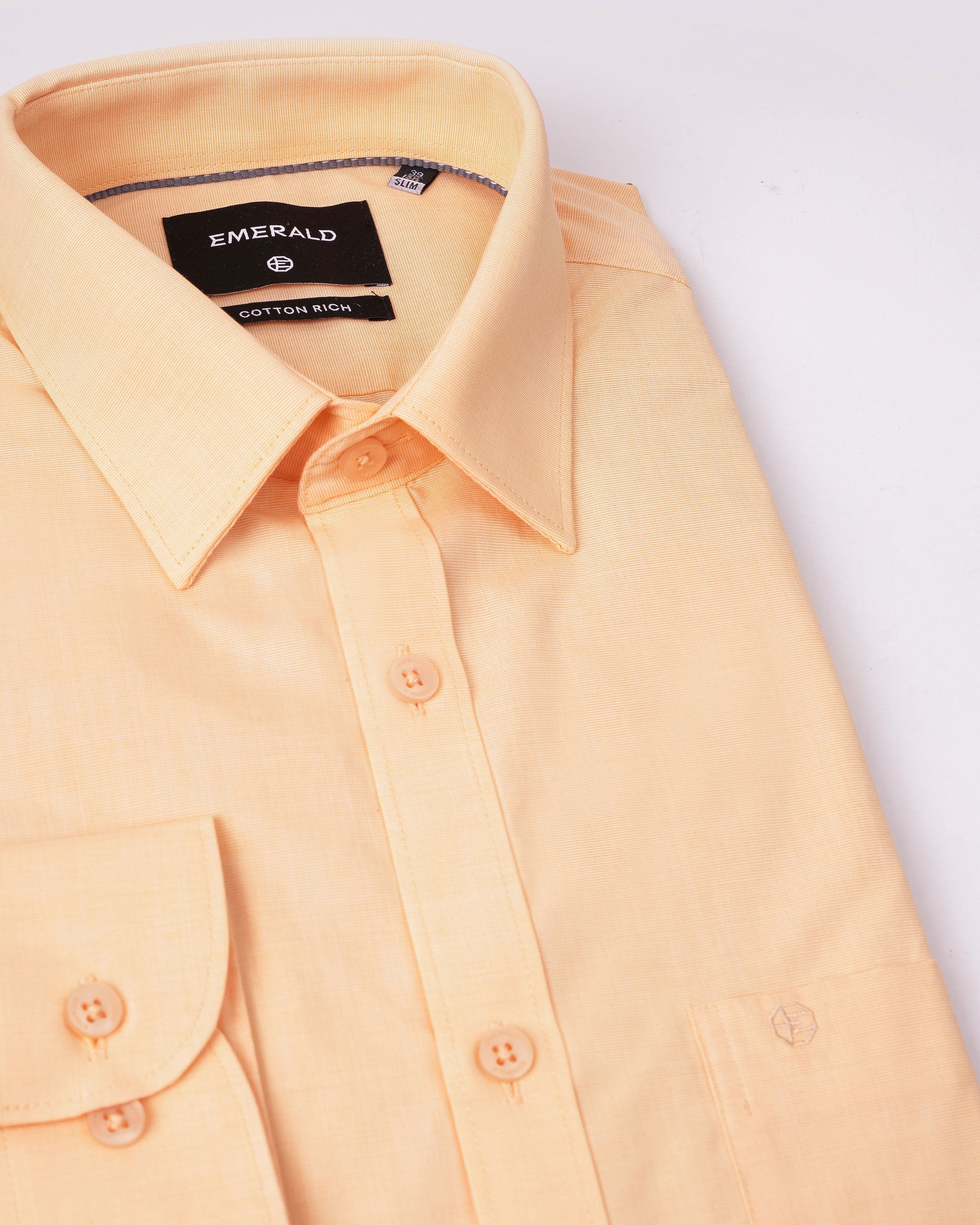 Emerald Corporate Fil-A-Fil Slim Fit - Mustard