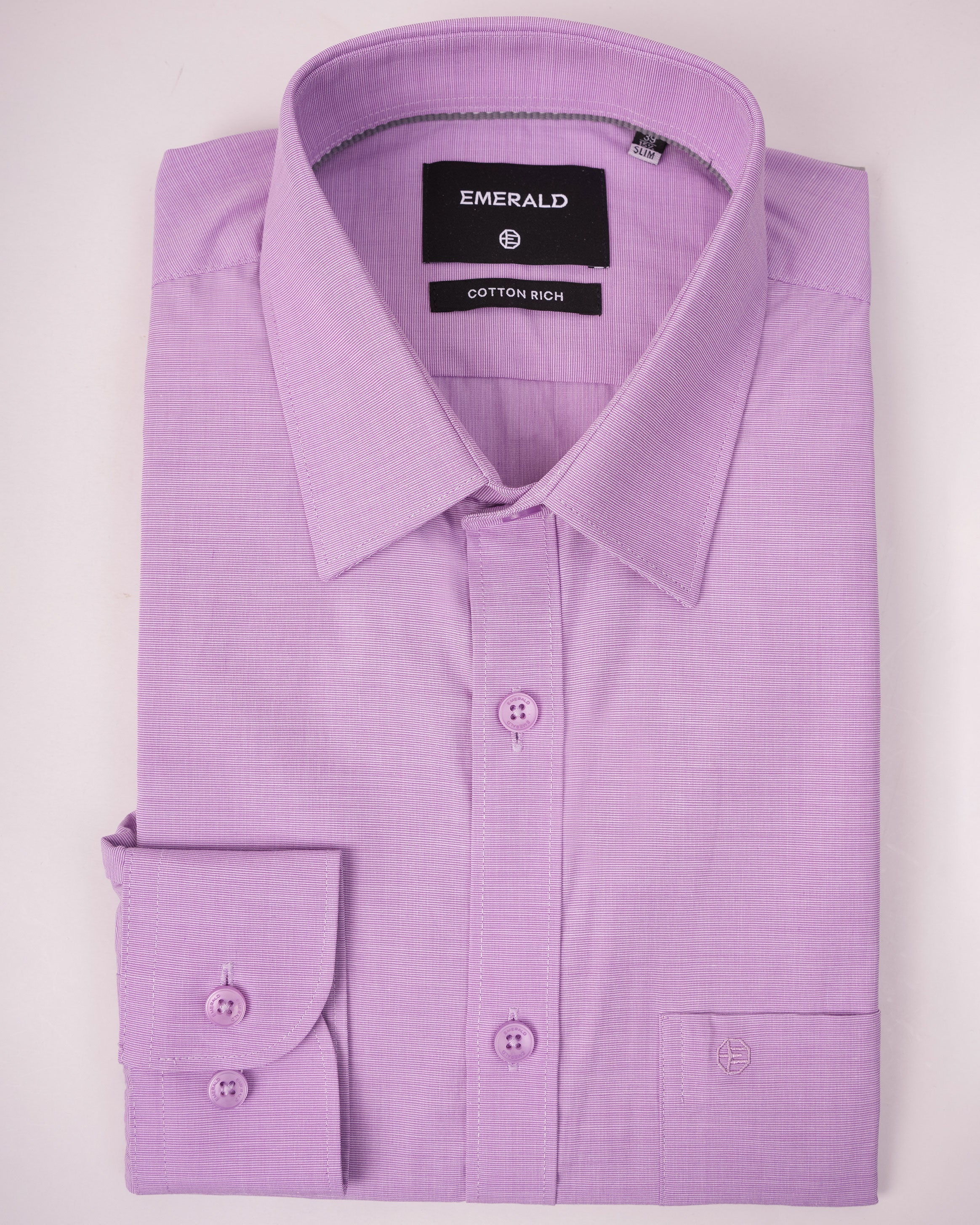 Emerald Corporate Fil-A-Fil Slim Fit - Purple