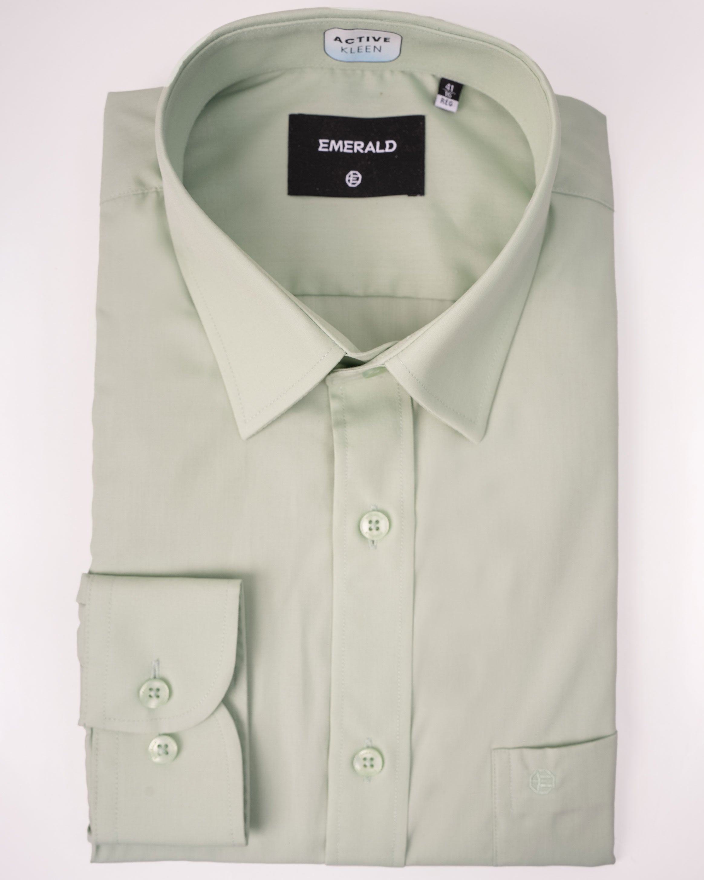 Emerald Corporate Plain Regular Fit - Grayed Jade