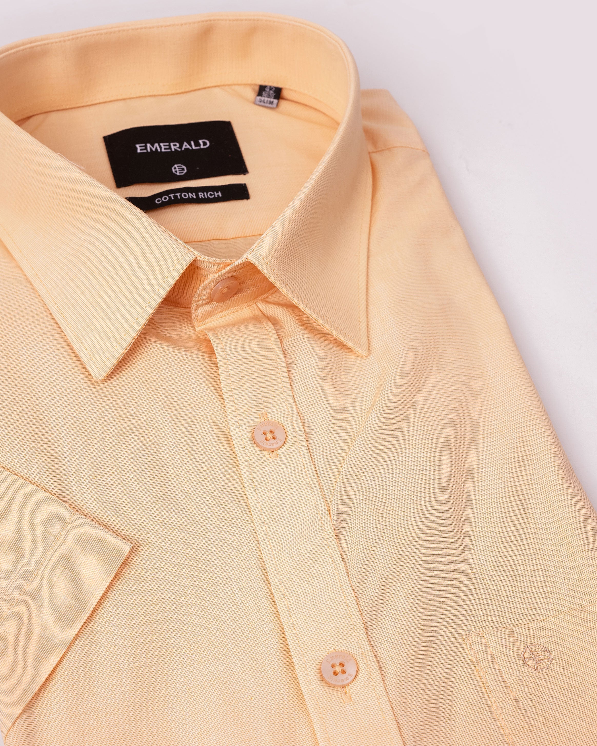 Emerald Formal Fil-A-Fil Slim Fit - Yellow Raffia