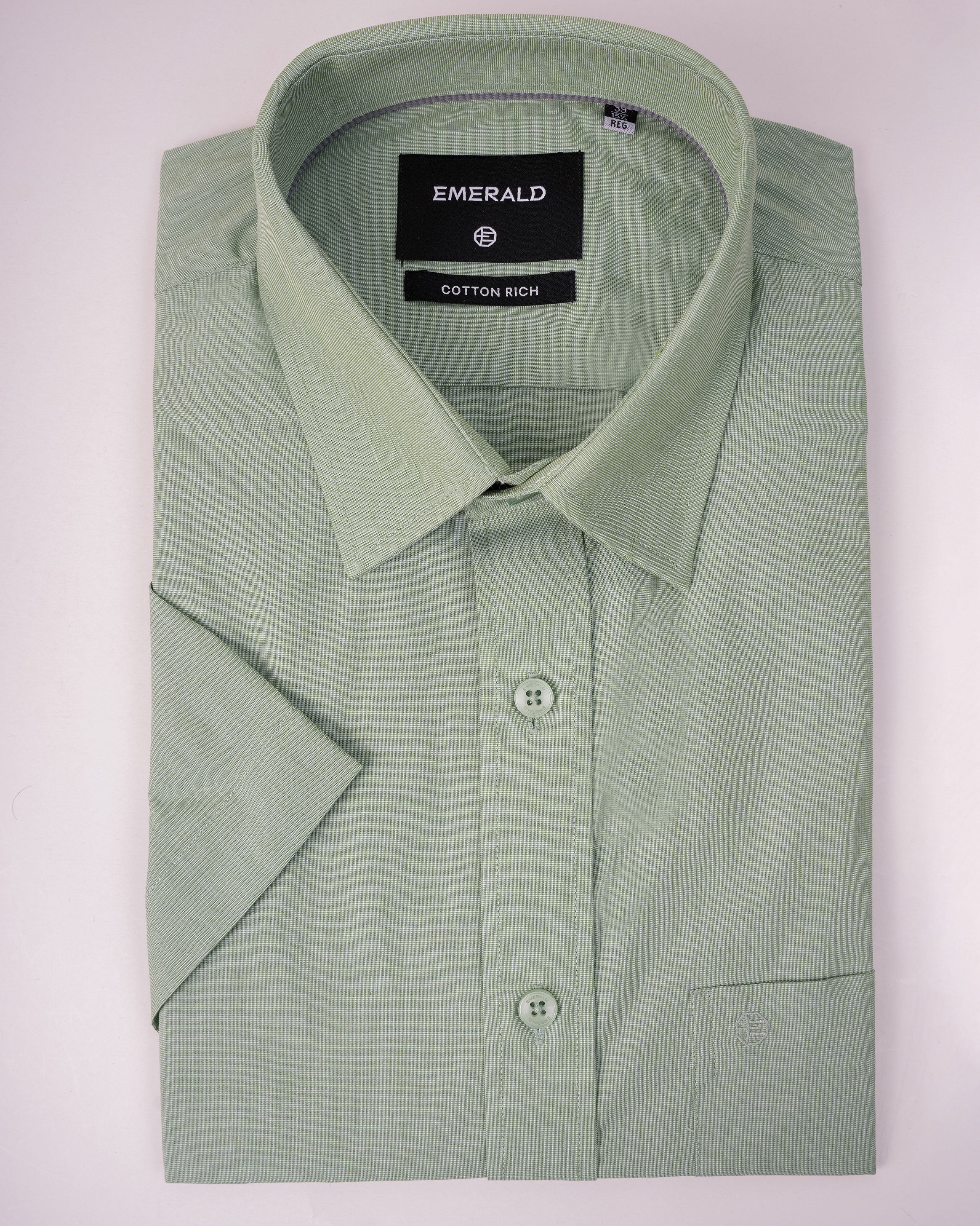 Emerald Corporate Fil-A-Fil Regular Fit - Green