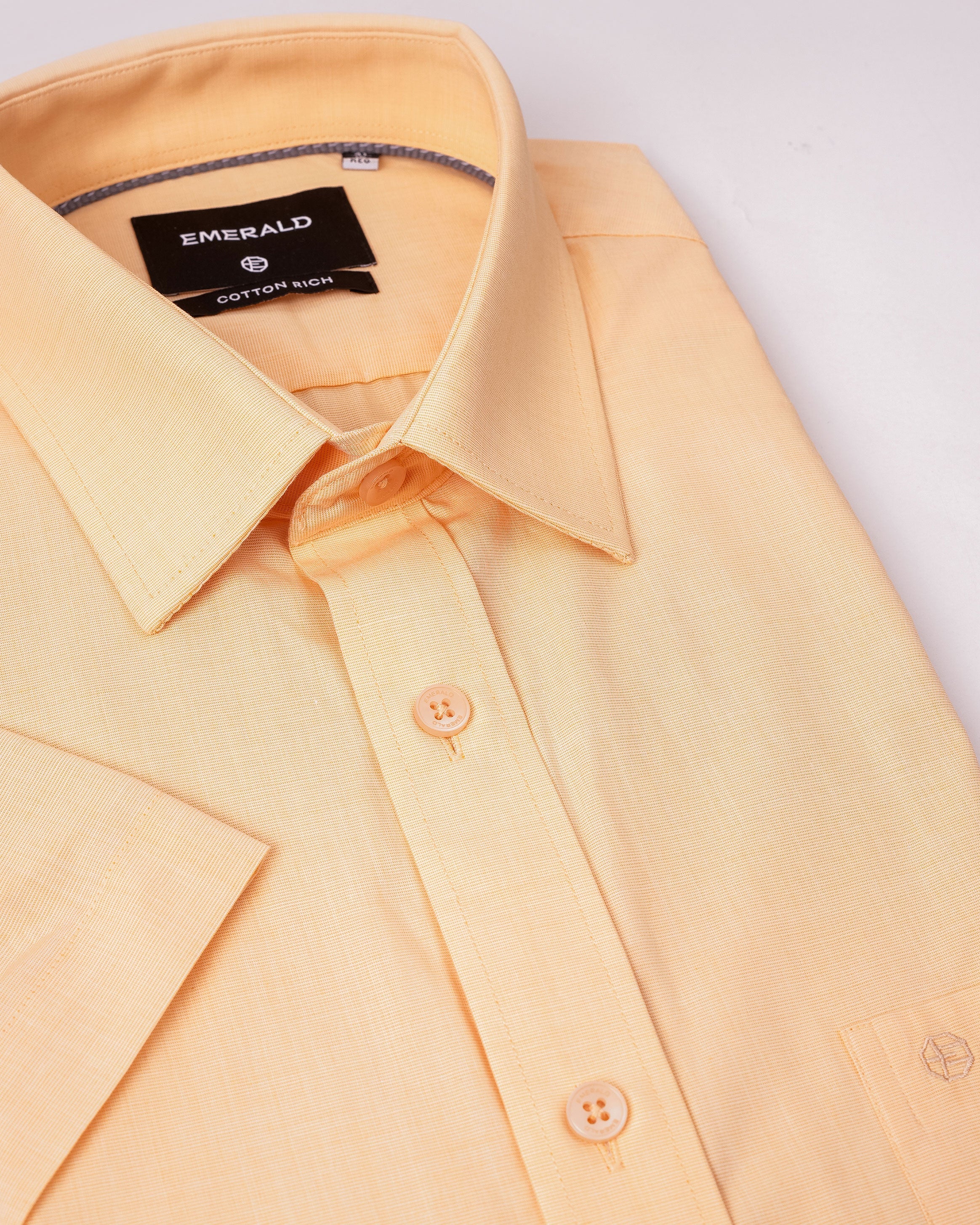 Emerald Corporate Fil-A-Fil Regular Fit - Mustard
