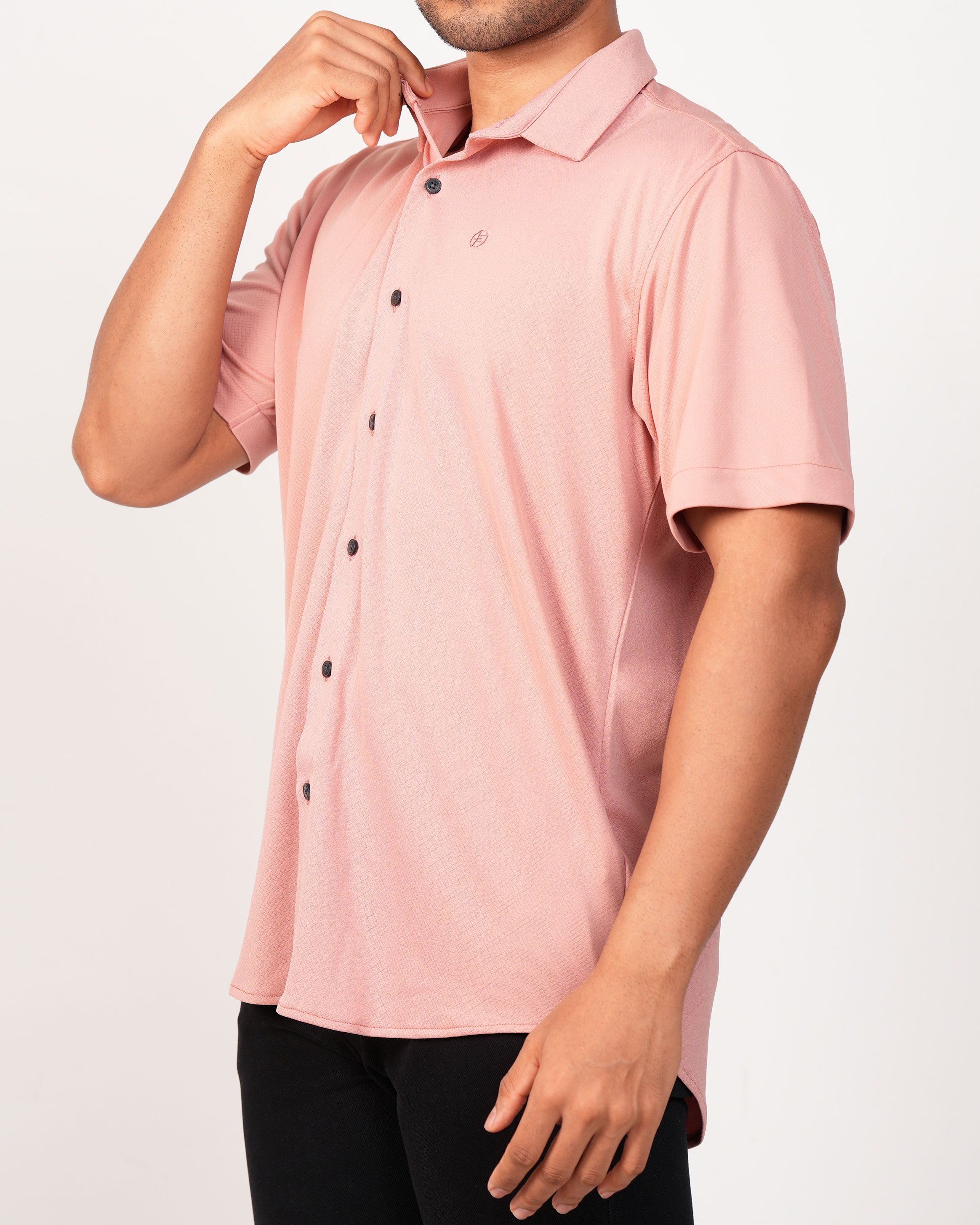 Emerald Casual Jacquard Regular Fit-Saudstone