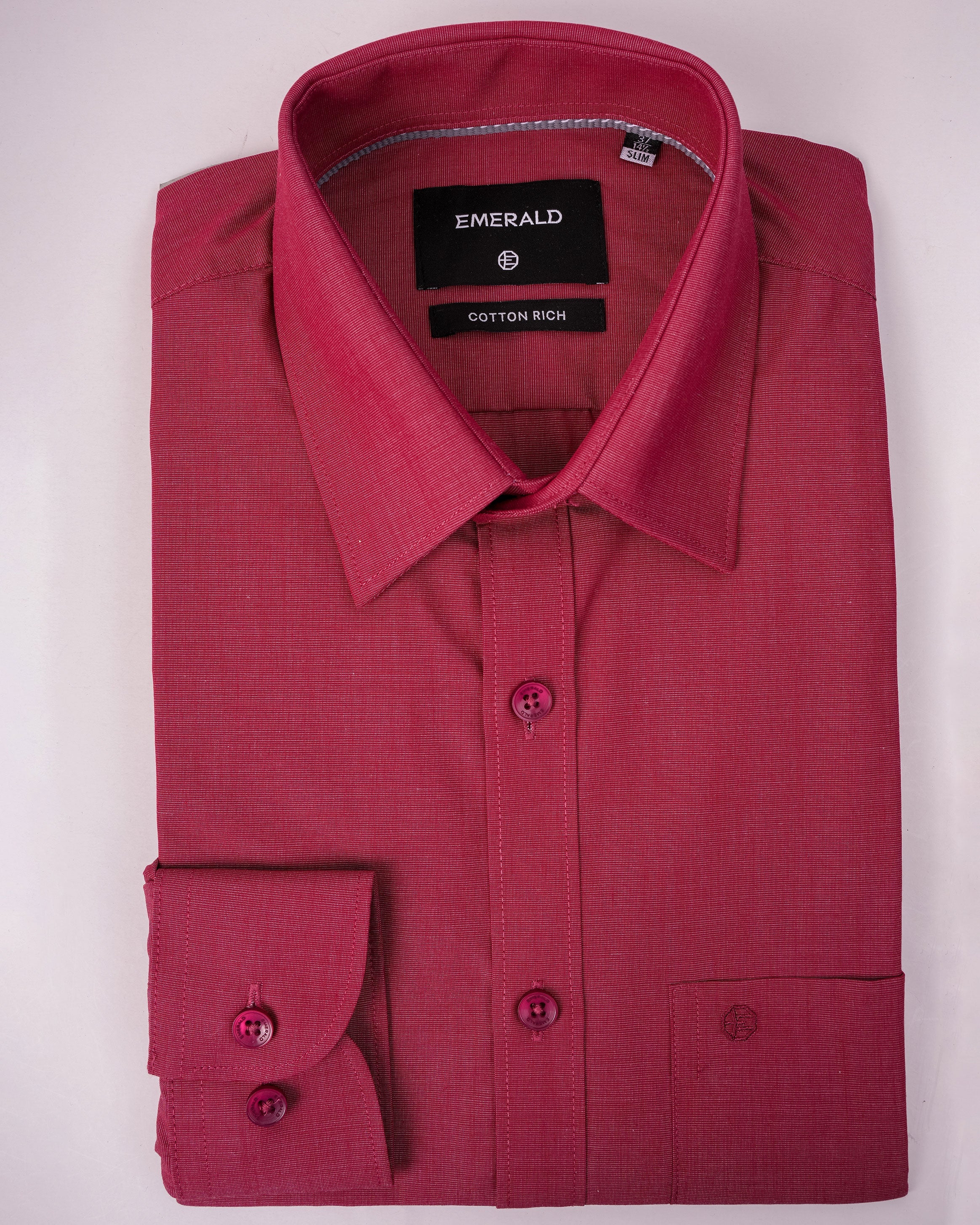 Emerald Corporate Fil-A-Fil Slim Fit - Biking Red
