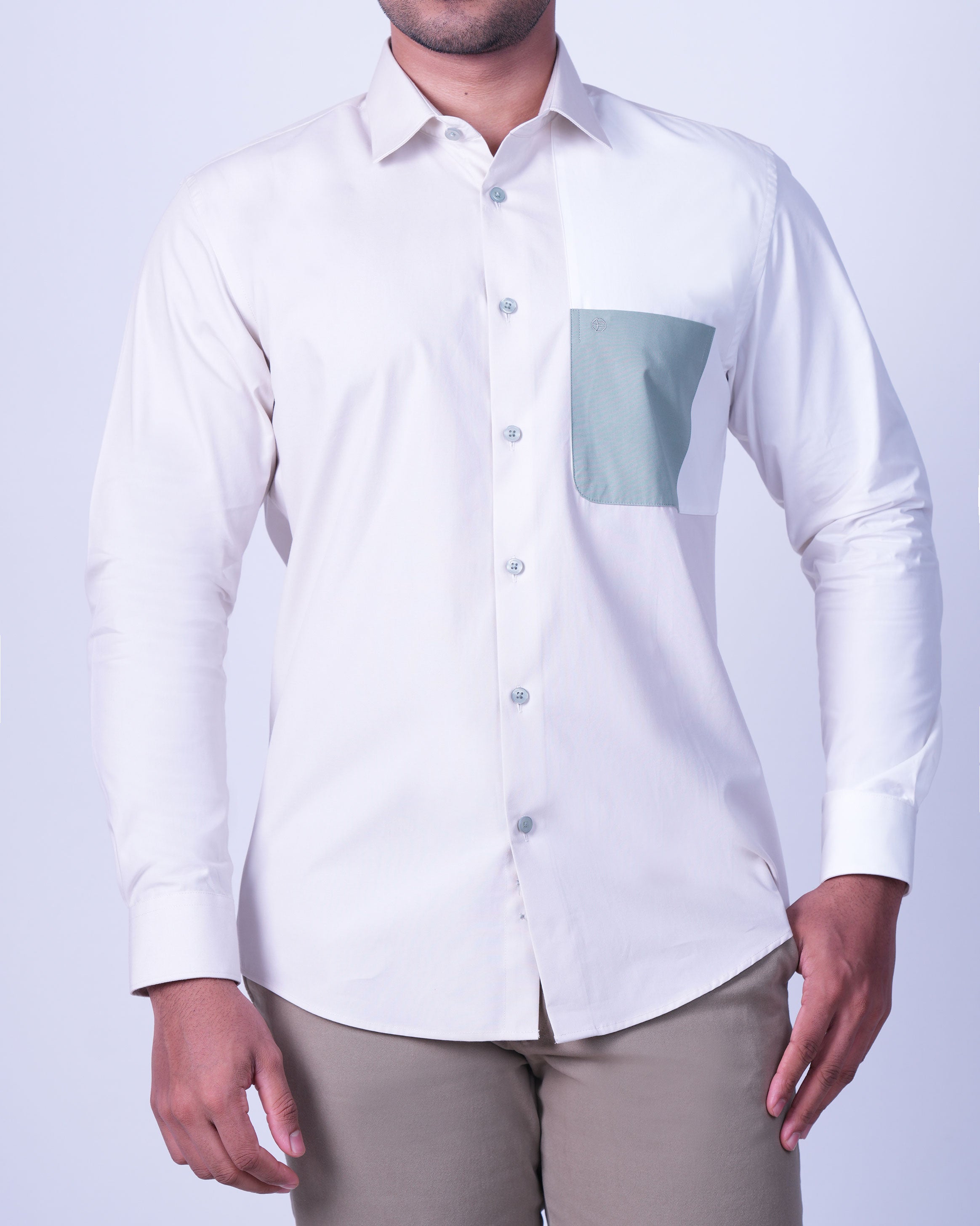 Emerald Casual Plain Regular Fit - Sheer Pink