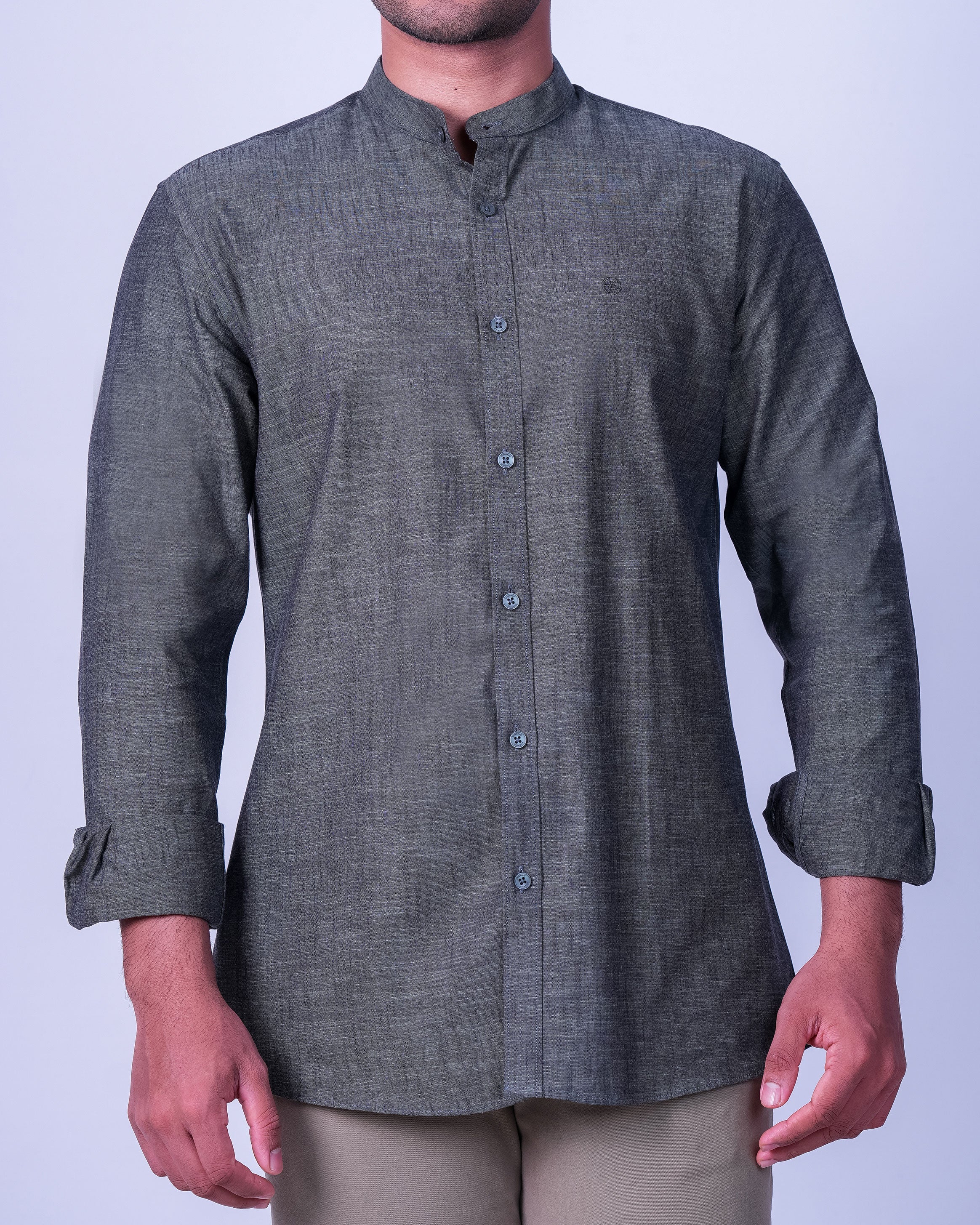 Emerald Casual Plain Slim Fit - Green Gables