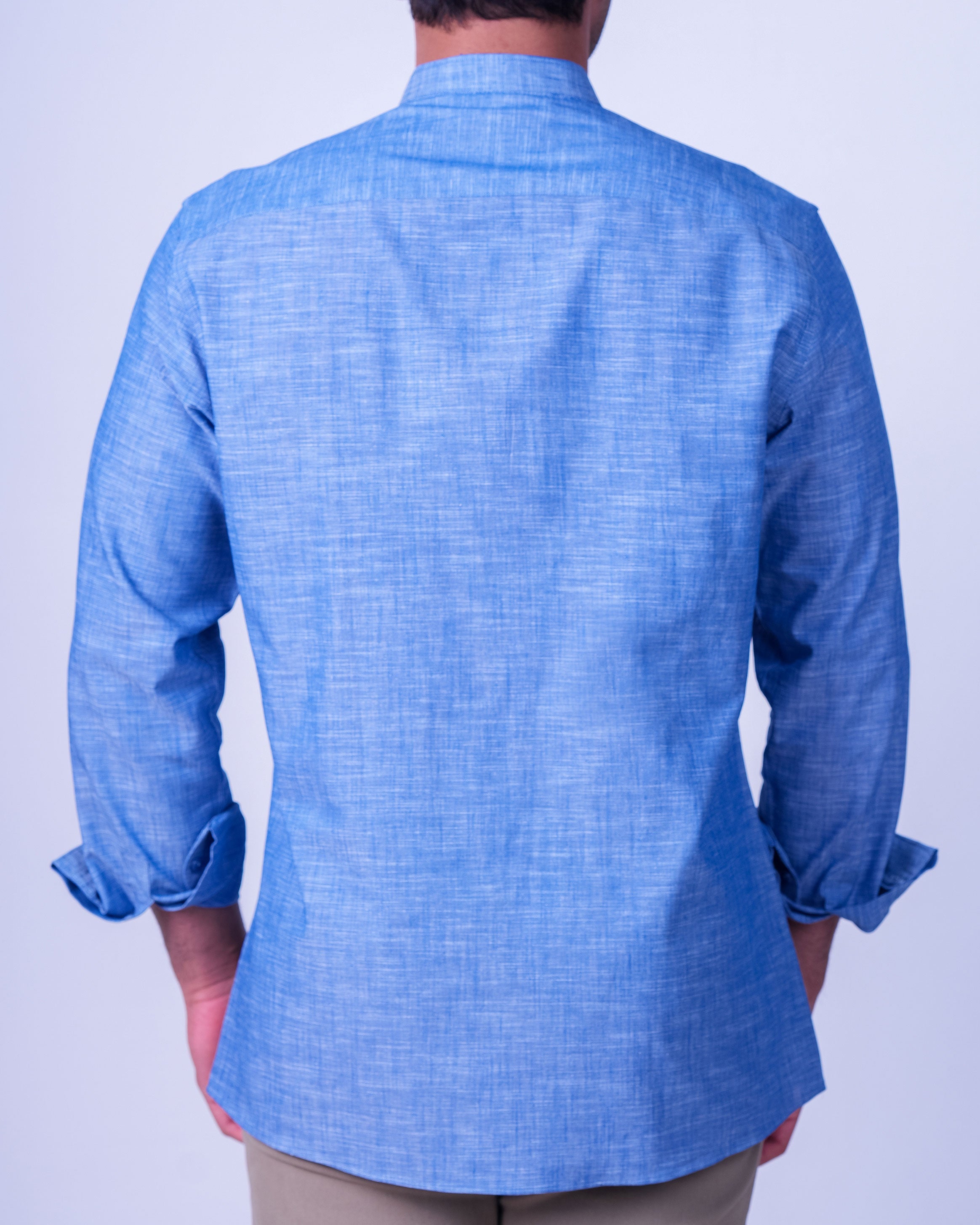 Emerald Casual Plain Slim Fit - Dream Blue
