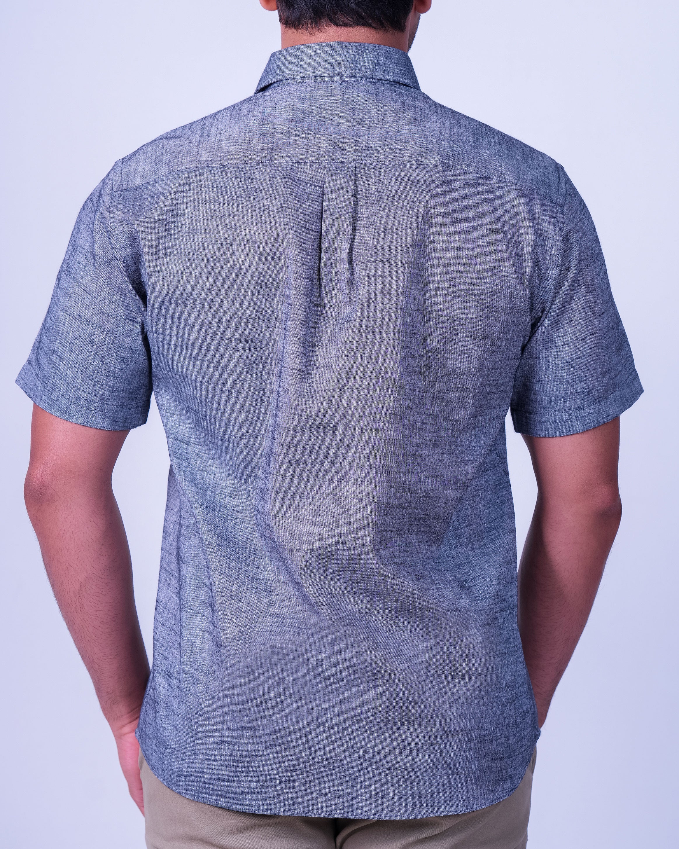 Emerald Casual Linen Looks Regular Fit - Black