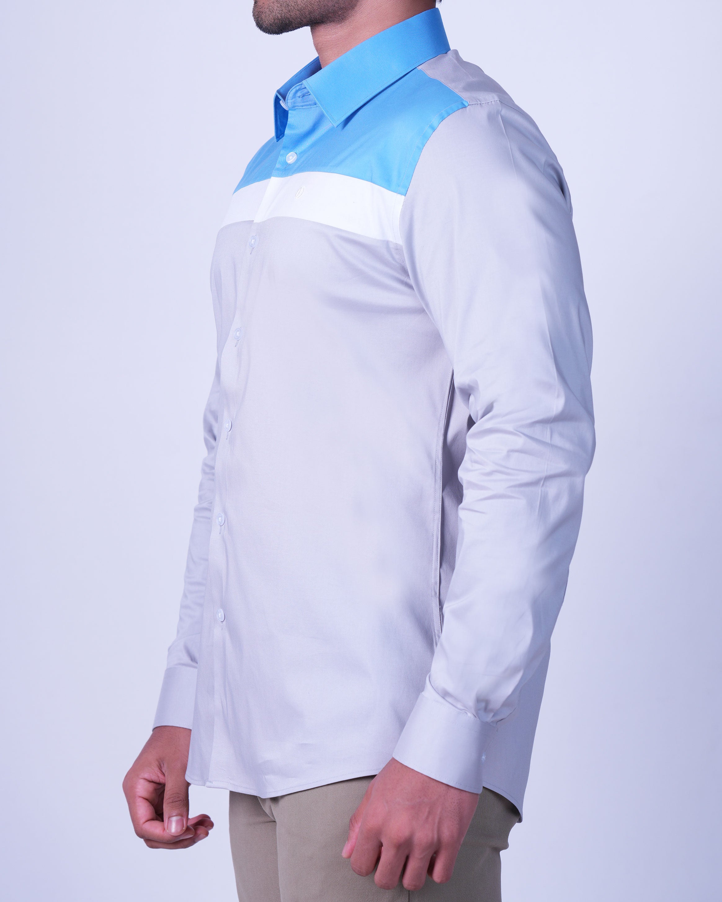 Emerald Casual Plain Slim Fit - Cloud Burst