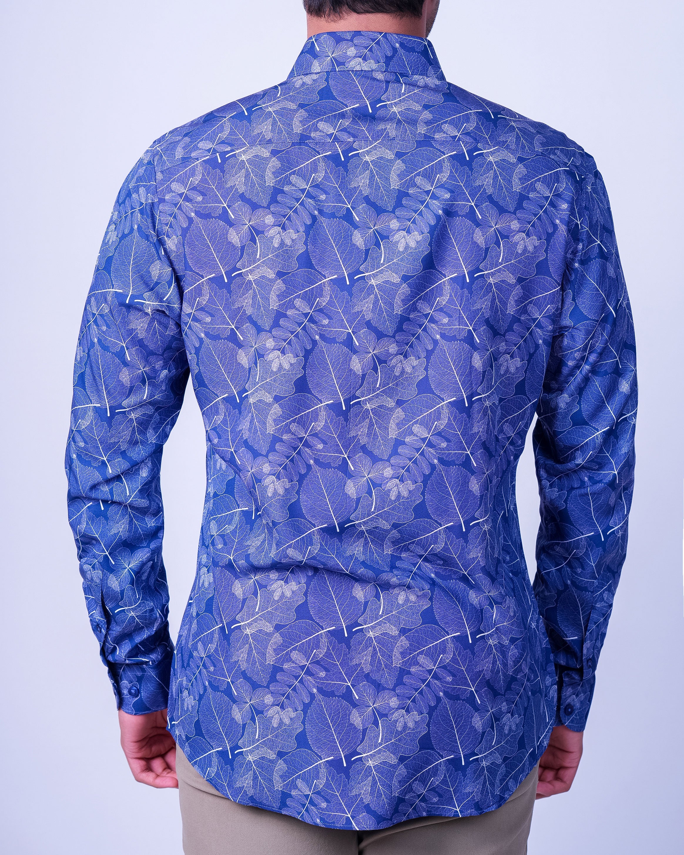 Emerald Evening Printed Slim Fit - Royal