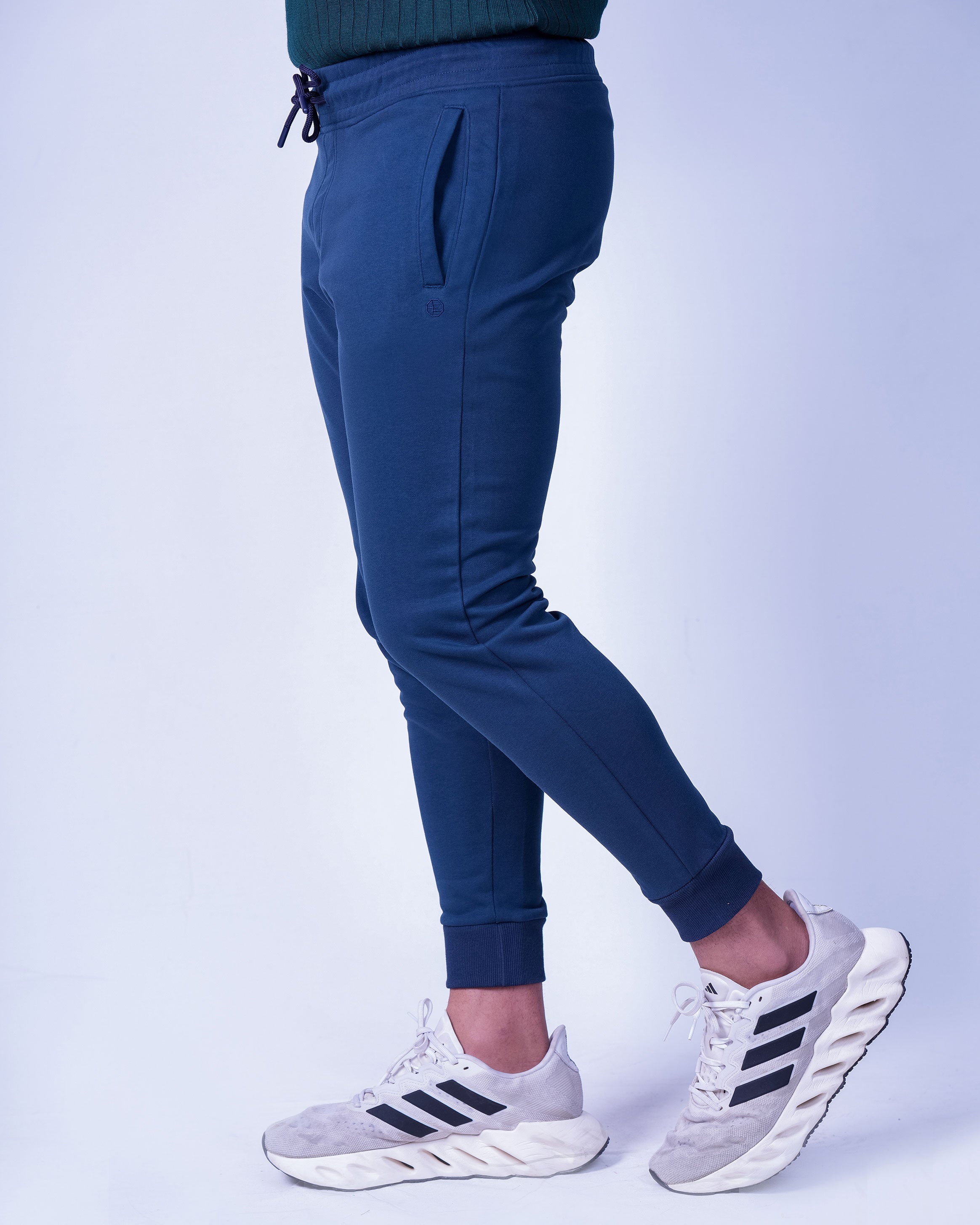Emerald Jogger Plain Slim Fit - Dark Denim